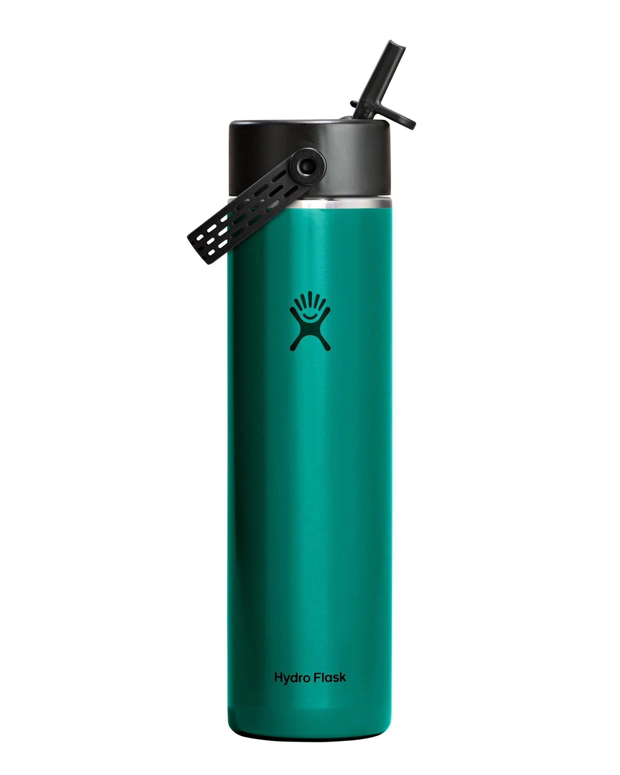 24oz Lightweight Wide Flex Straw Cap - Emerald Green - Image 2