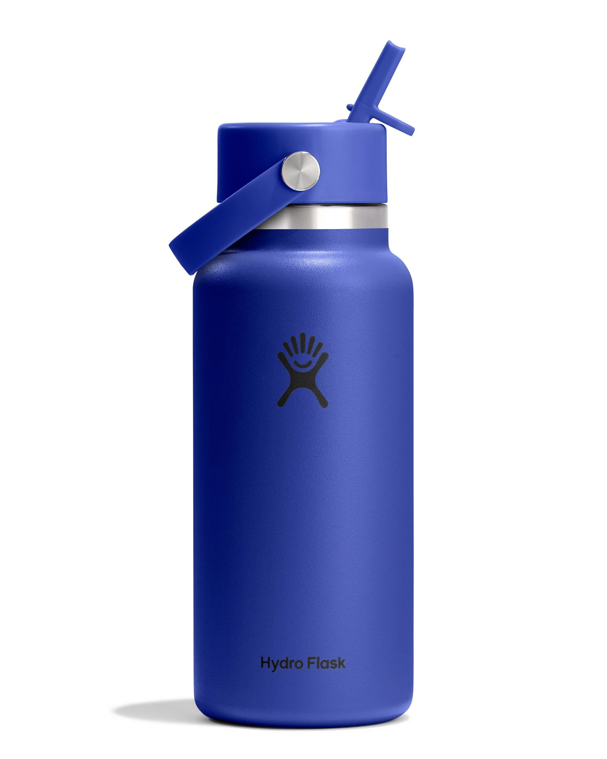 32oz Wide Flex Straw Cap - Capri Blue - Image 2