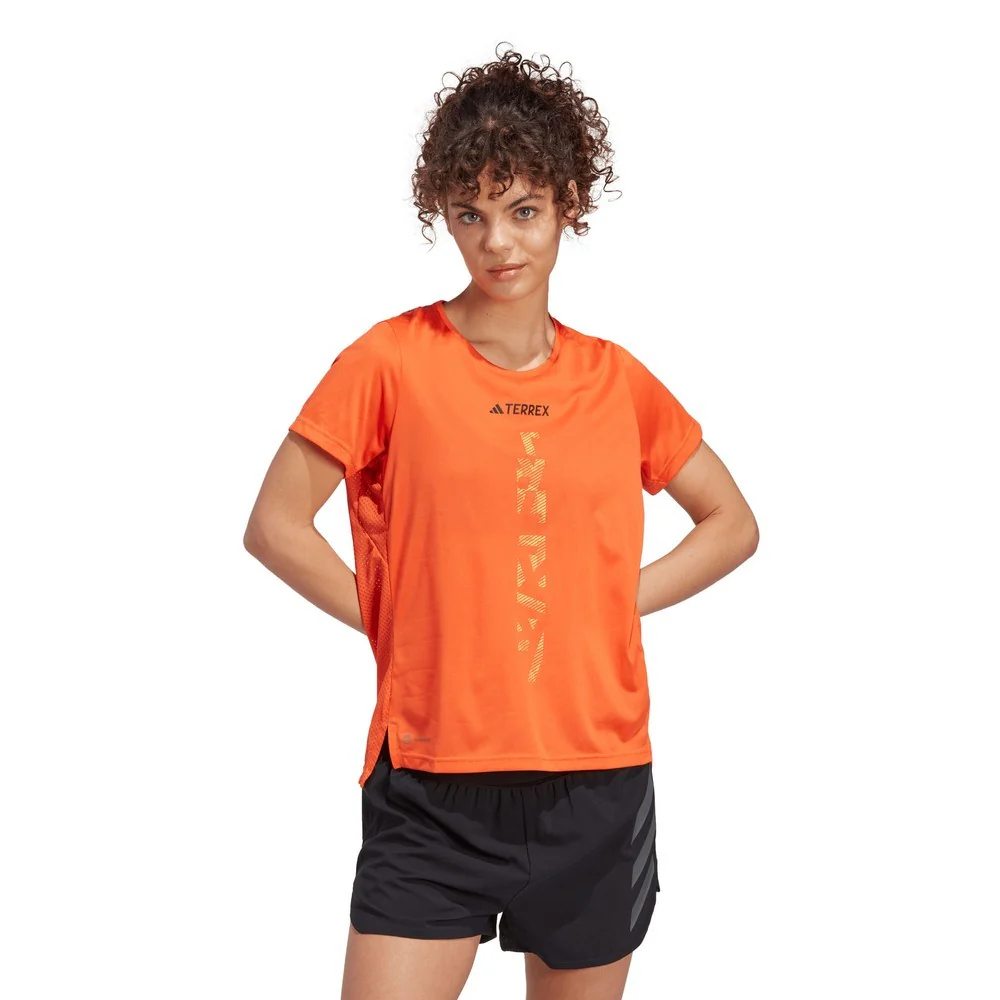 Agravic Shirt Womens - Semi Impact Orange - Image 2