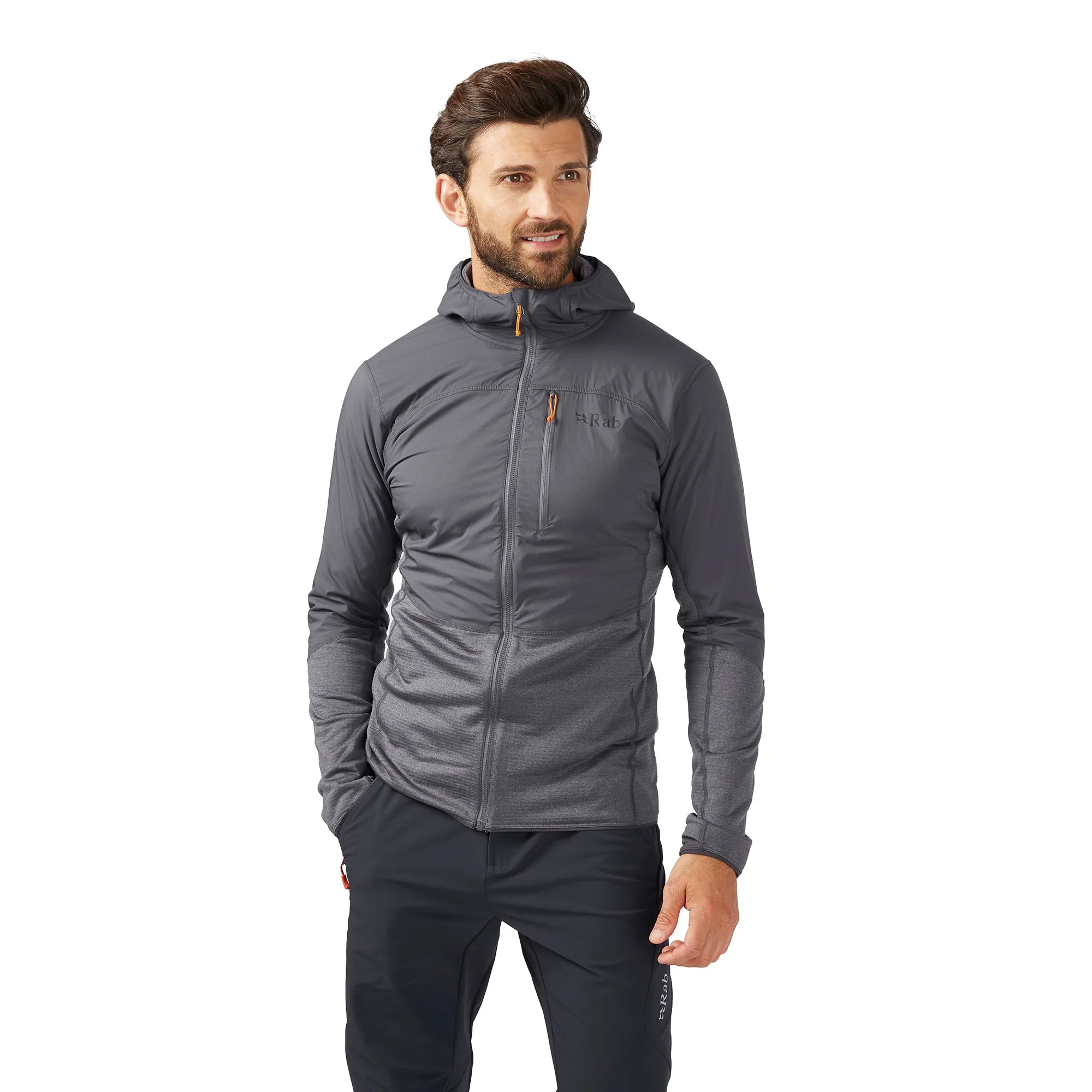 Ascendor Summit Full Zip Hoody Mens - Graphene - Image 3