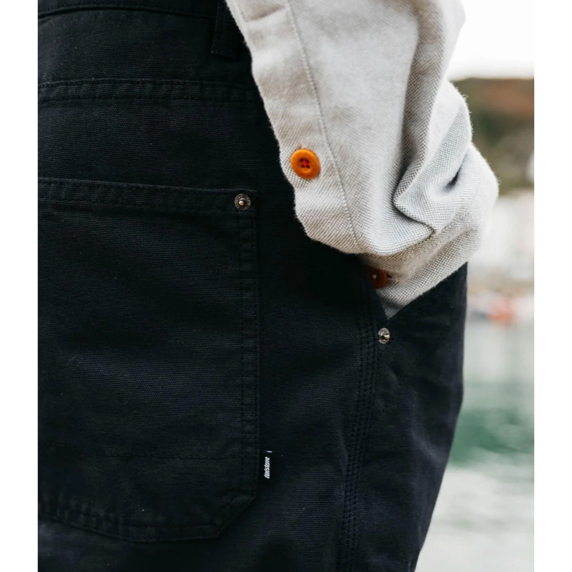 Basset Trouser Mens - Black - Image 5