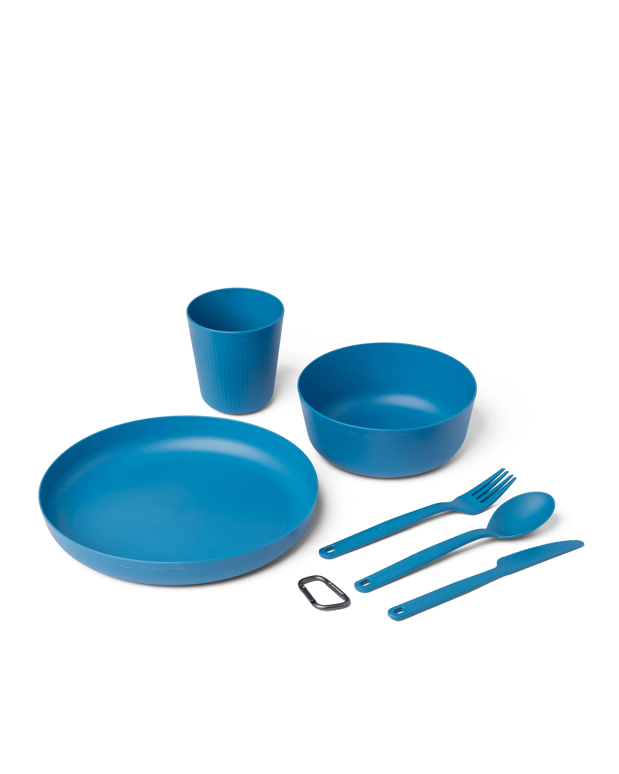 Camp Dinnerware Set With Mesh Sack [6 Piece] - Cendre Blue - Image 2
