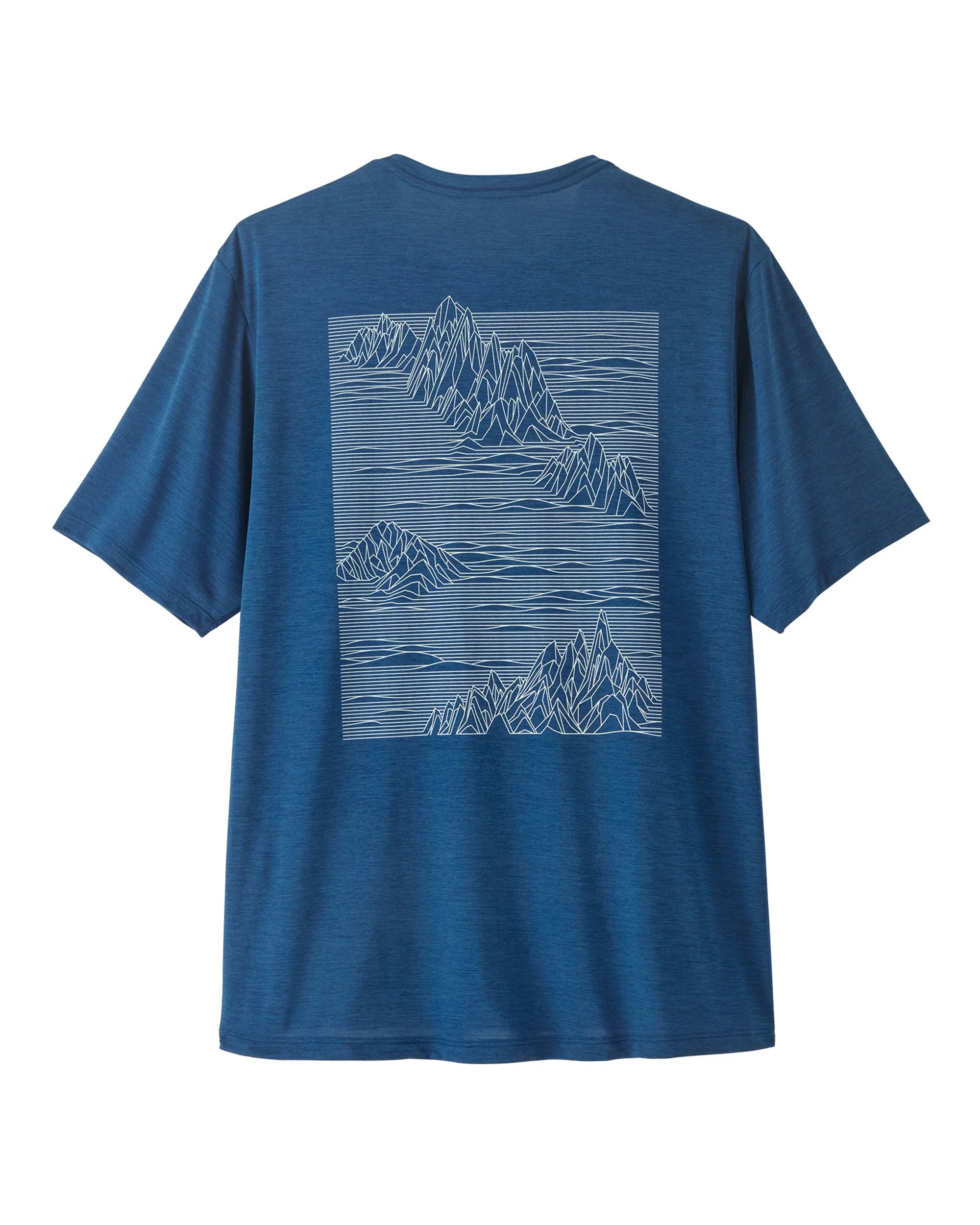 Capilene Cool Daily Shirt Mens - Strataspire Clement Blue/Light Clement Blue X-Dye