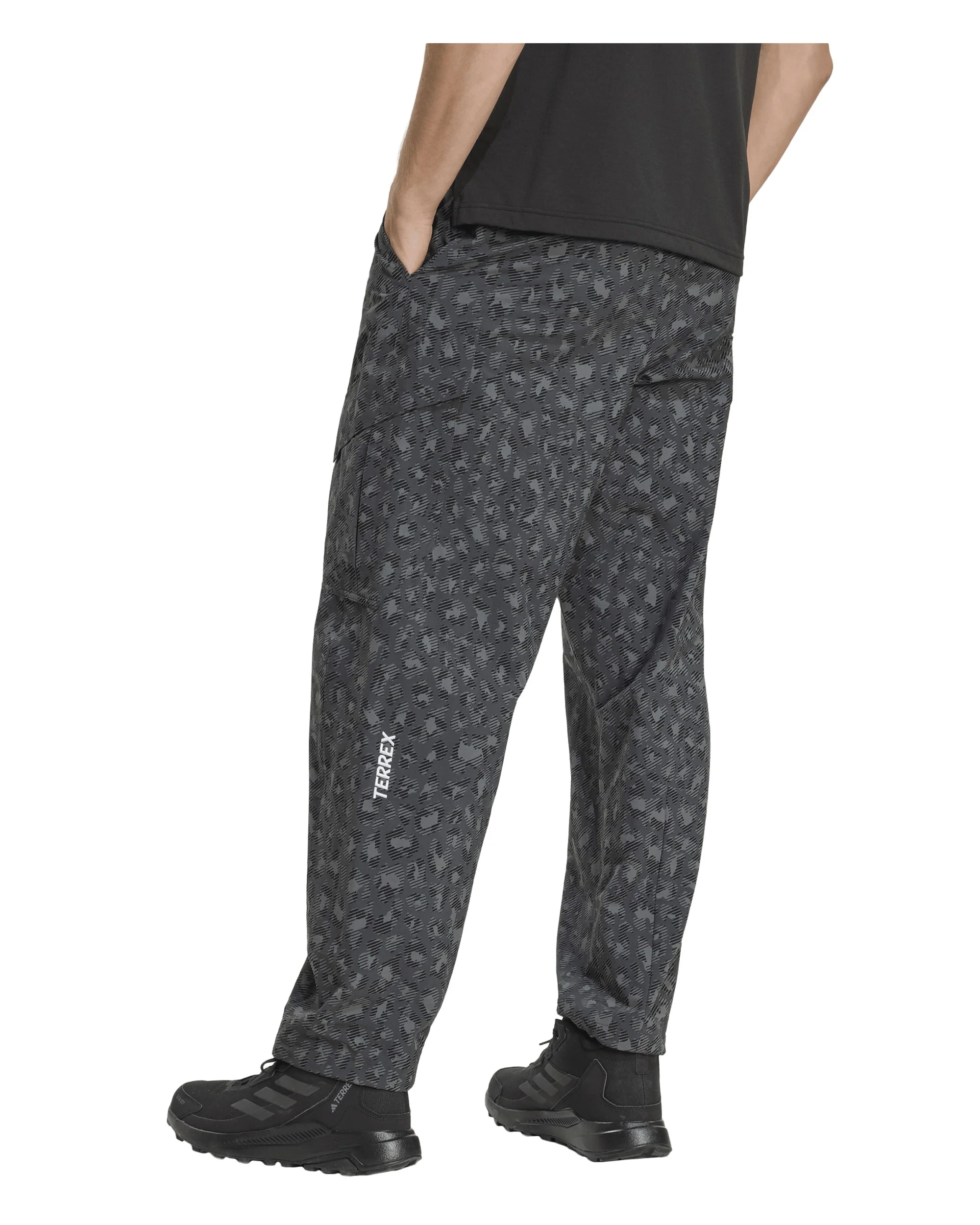 Cargo Pants All Over Print Mens - Grey Six/Carbon/Black - Image 3