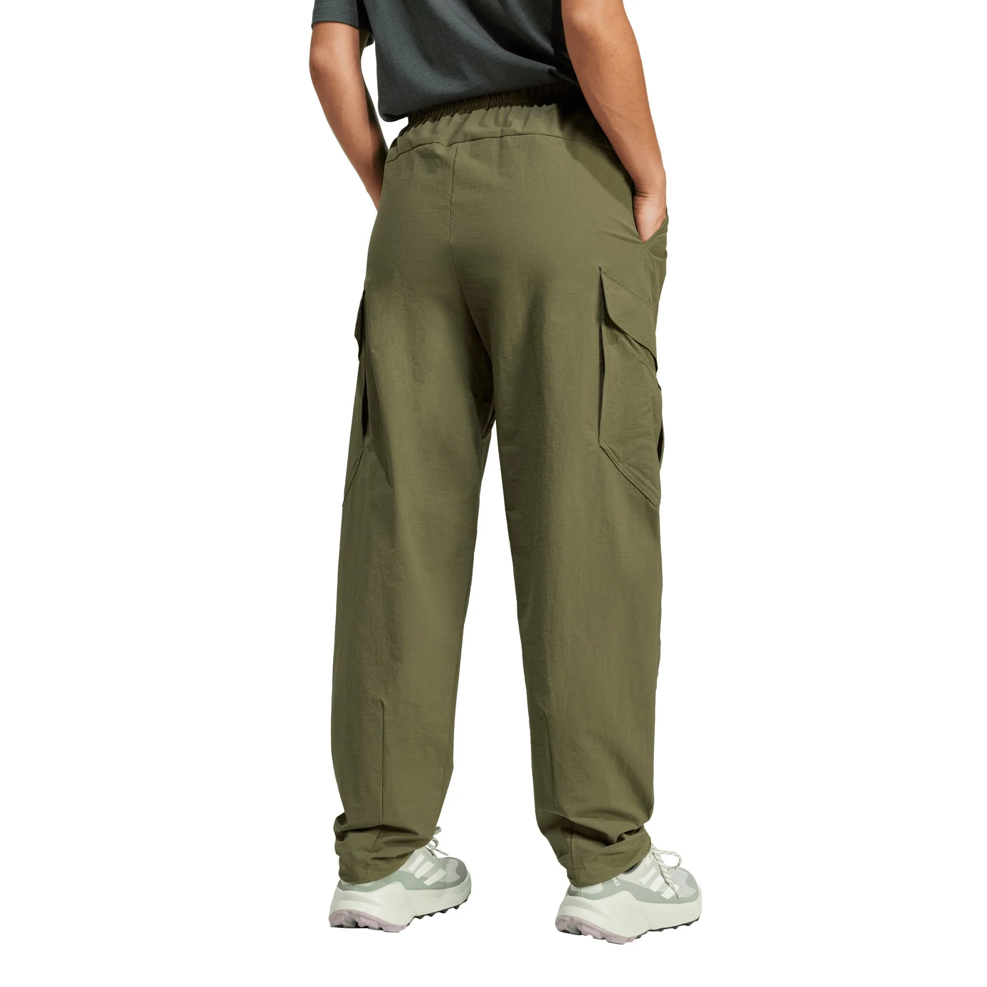 Cargo Pants Womens - Olive Strata - Image 3