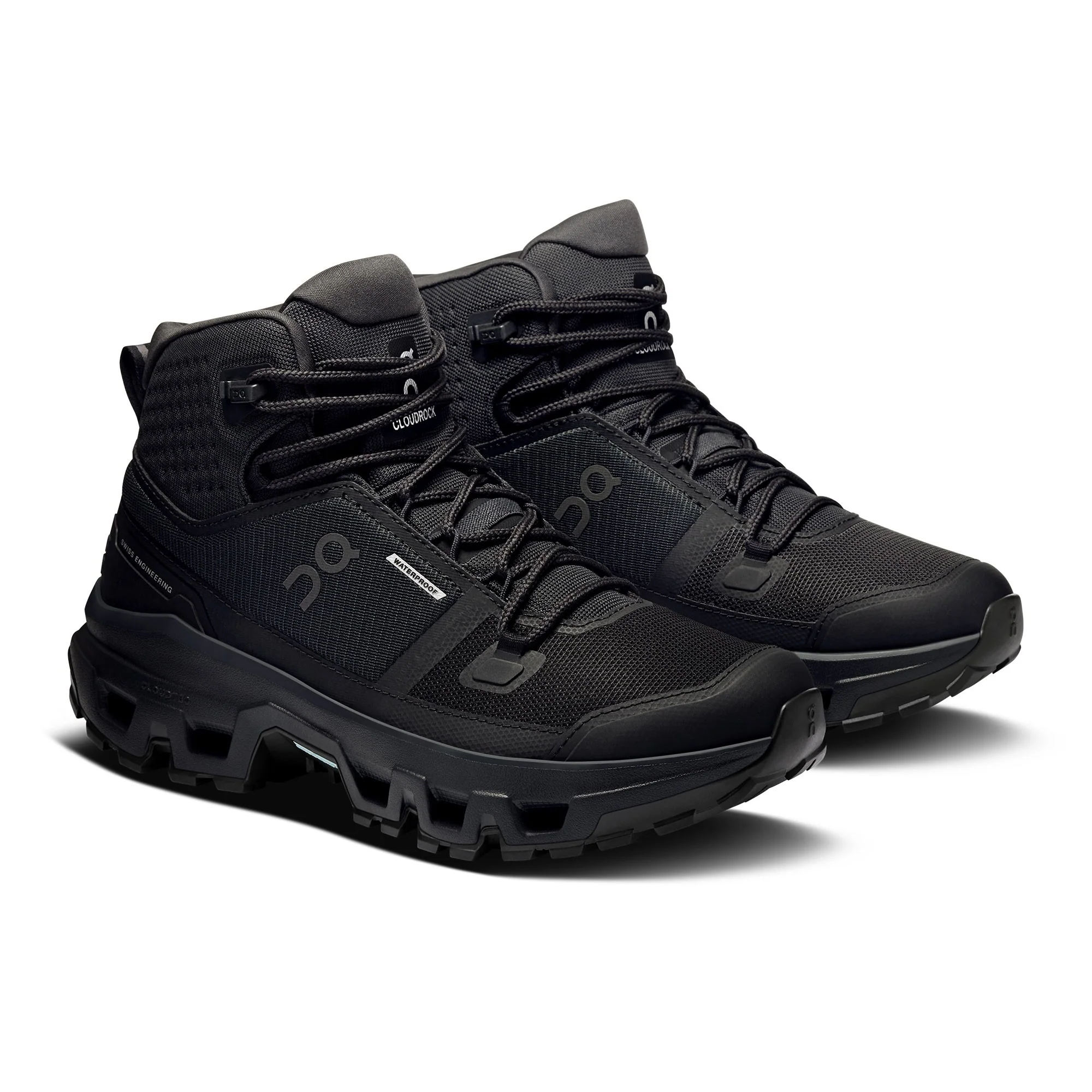 Cloudrock Mid WP Womens - Black/Black - Image 5