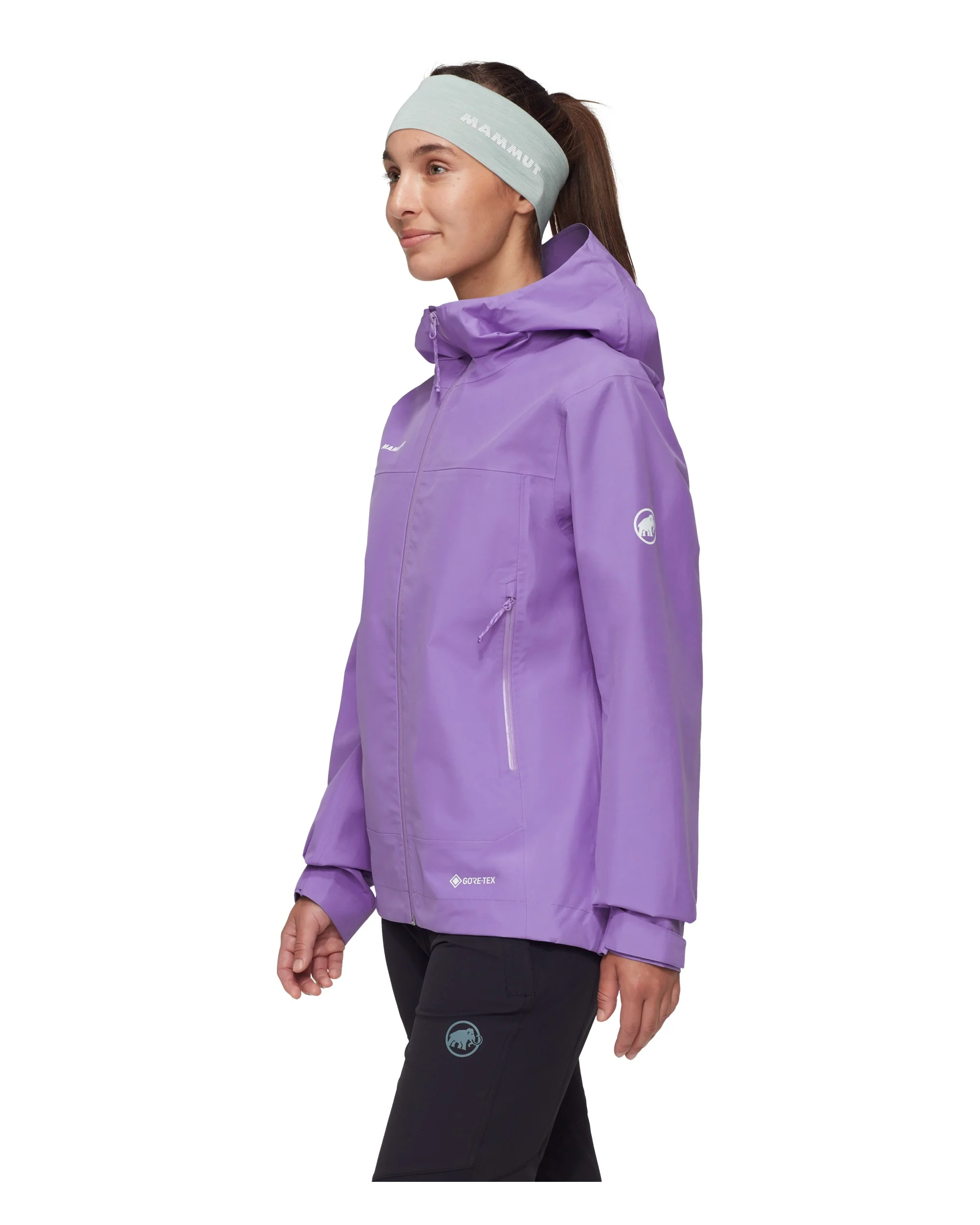 Crater Light HS Hooded Jacket Womens - Lavandin - Image 4