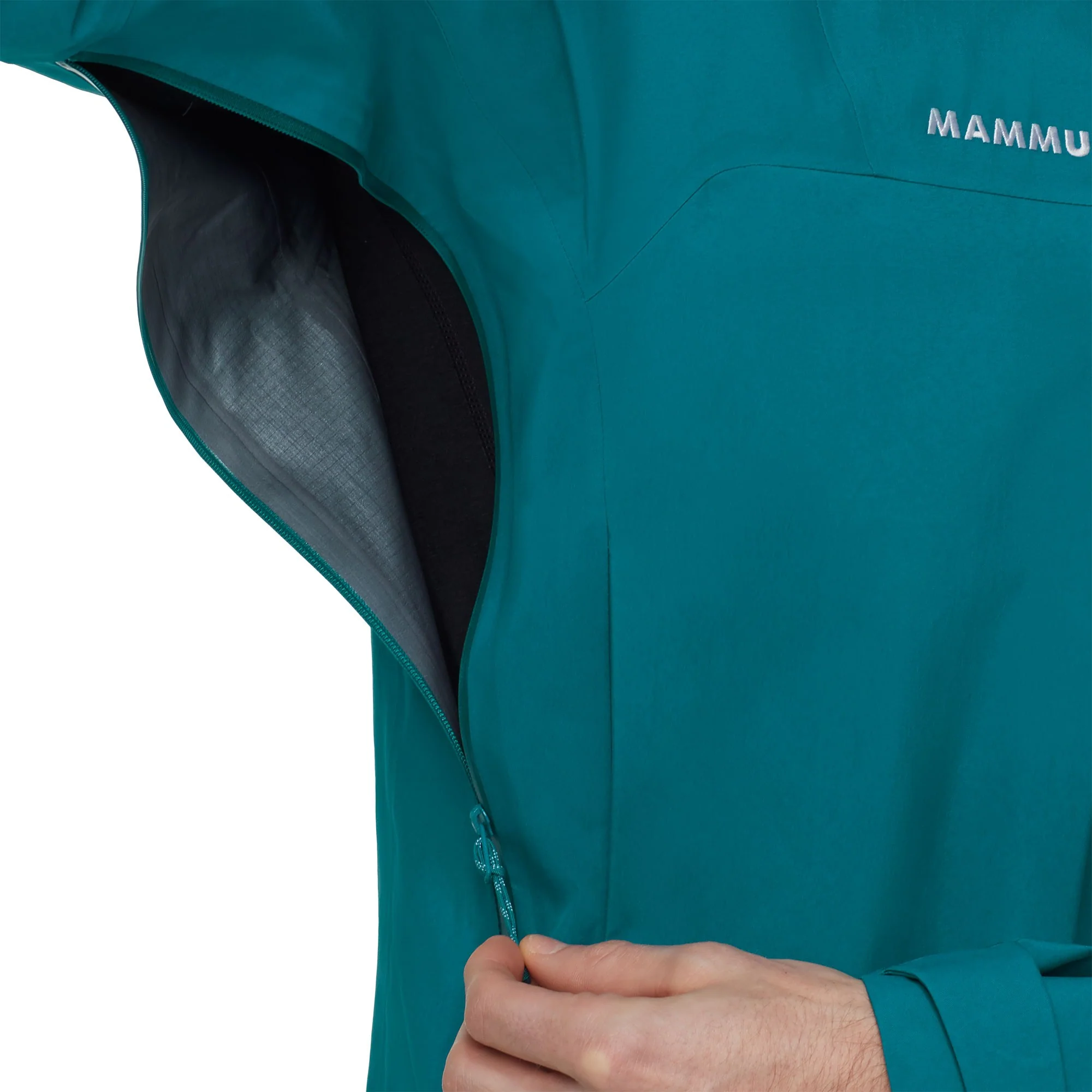 Crater Pro HS Hooded Jacket Mens - Deep Teal - Image 10