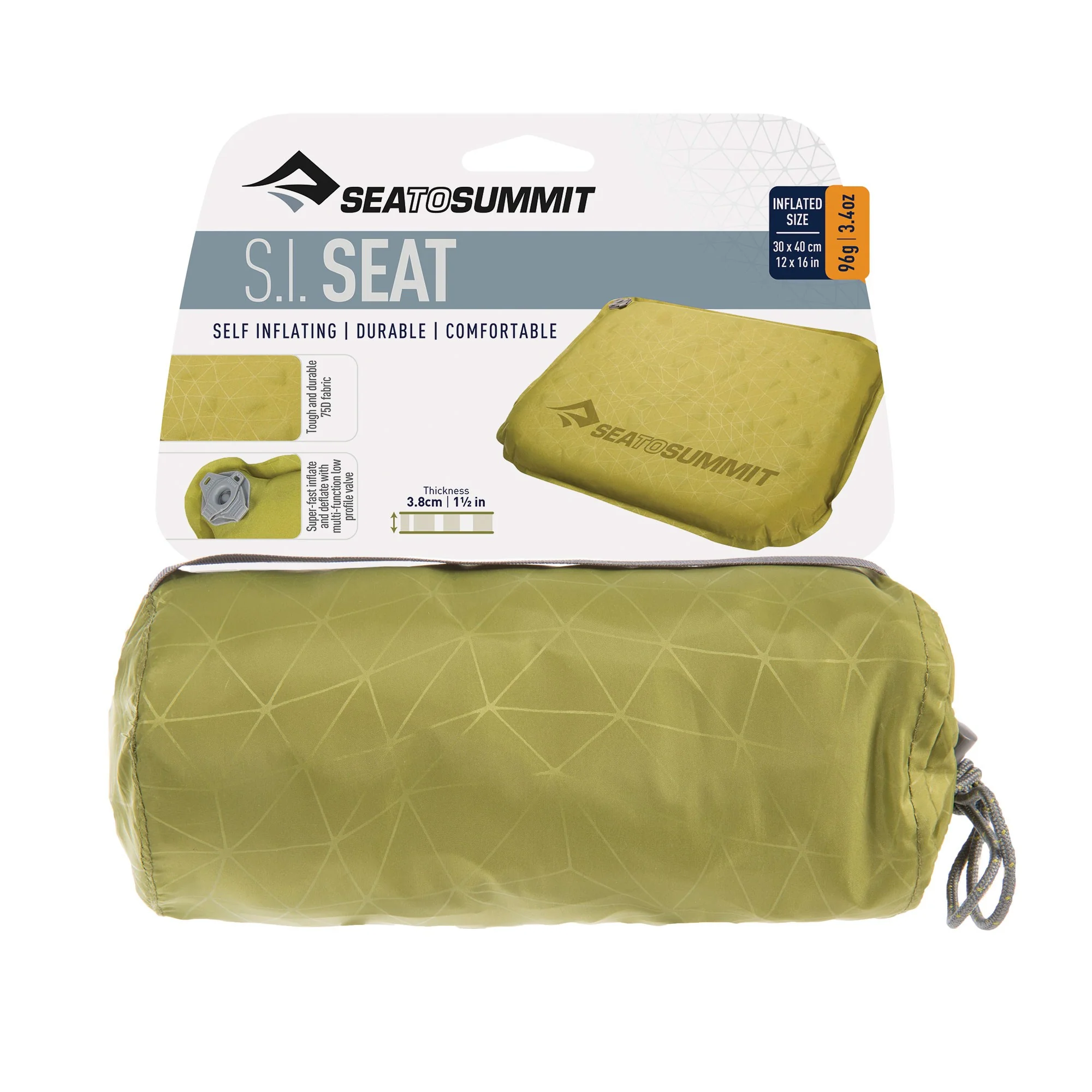 Delta V Self Inflating Seat - Olive