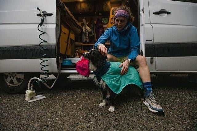 Dirtbag Dog Towel - Aurora Teal - Image 6