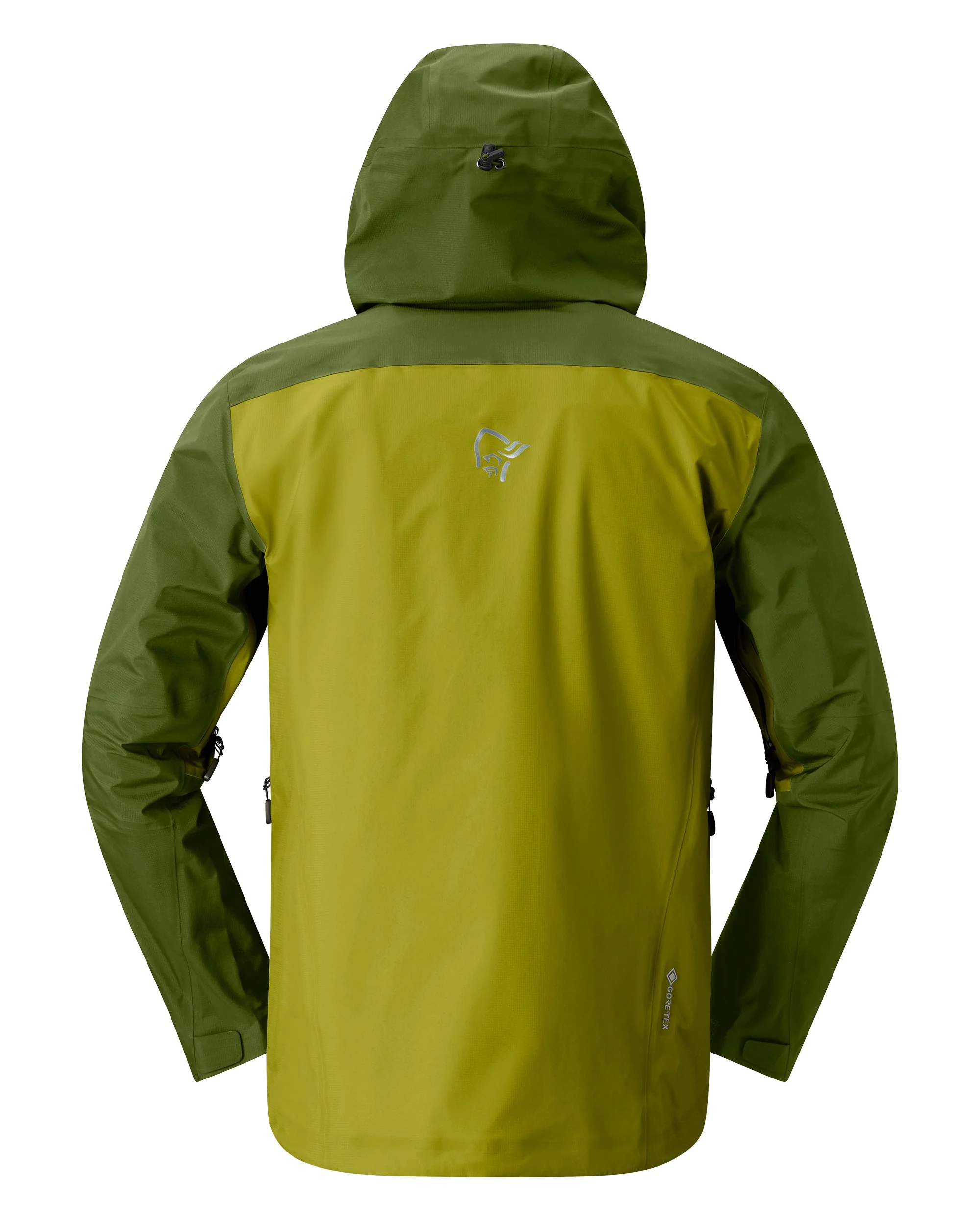 Falketind Gore-Tex Jacket Mens - Golden Lime/Pesto - Image 2