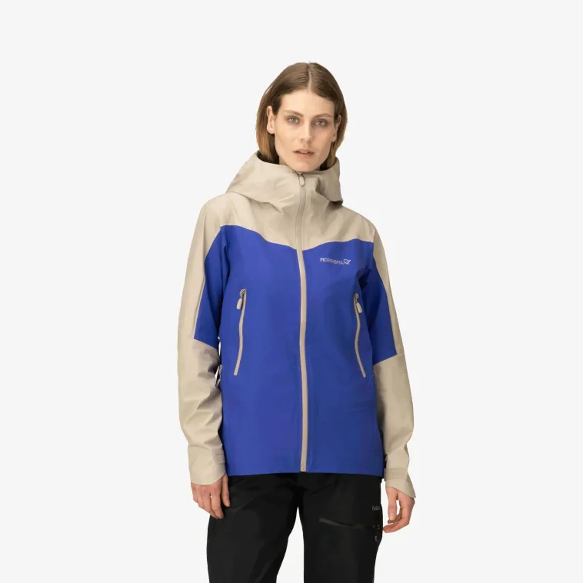 Falketind Gore-Tex Jacket Womens - Royal Blue - Image 4