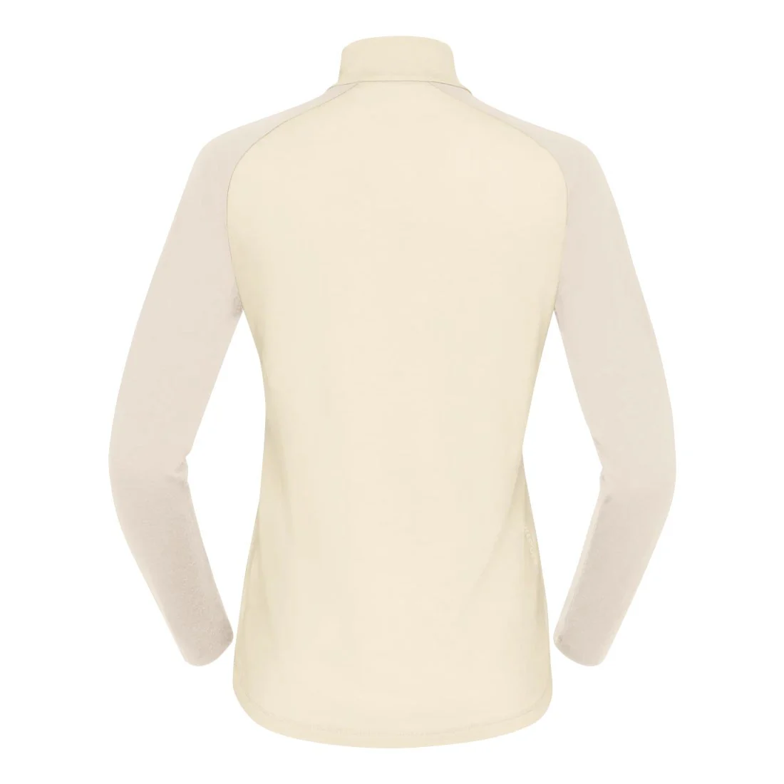 Femund PureUll Zip Neck Womens - Whisper White - Image 2