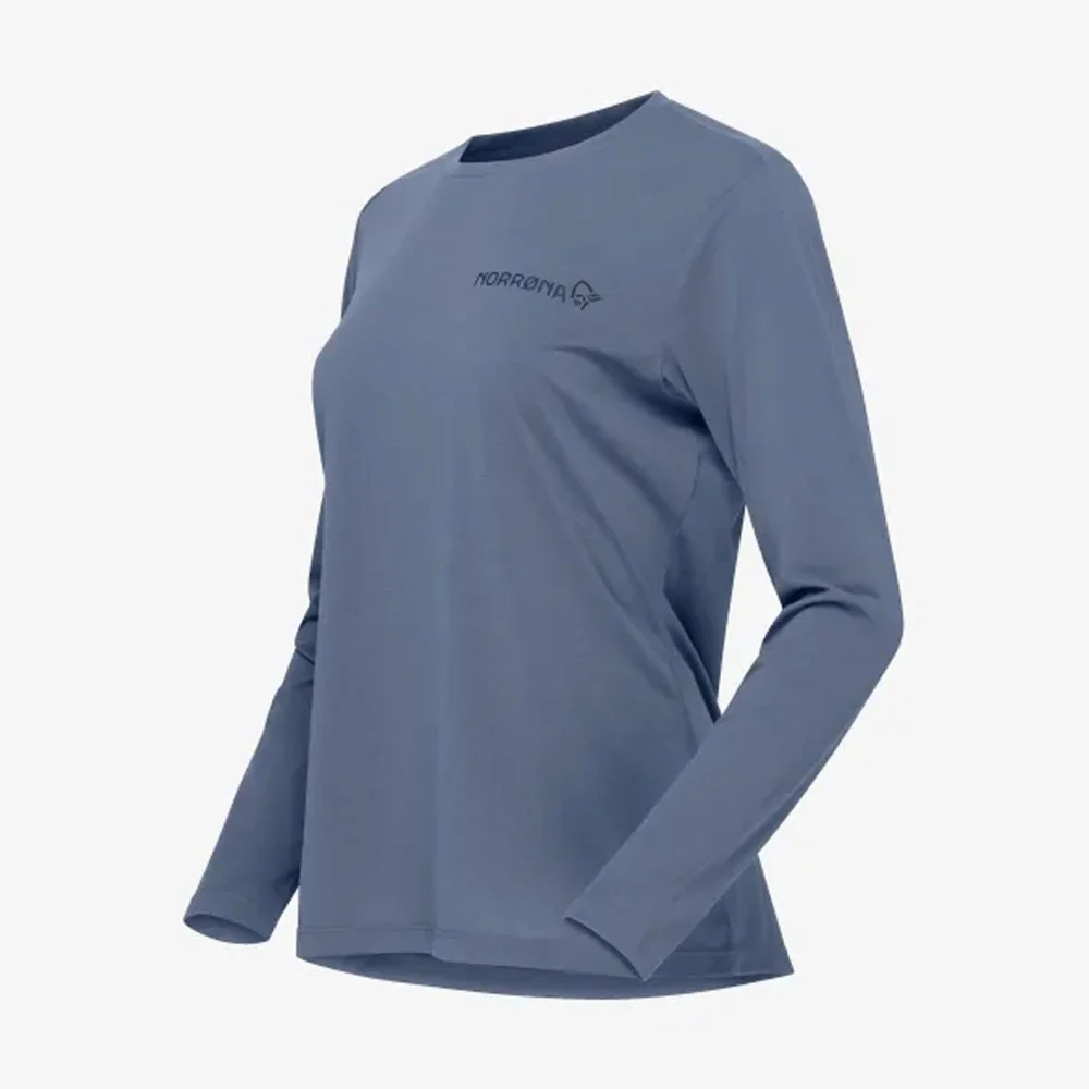 Femund Tech Long Sleeve Womens - Vintage Indigo - Image 2