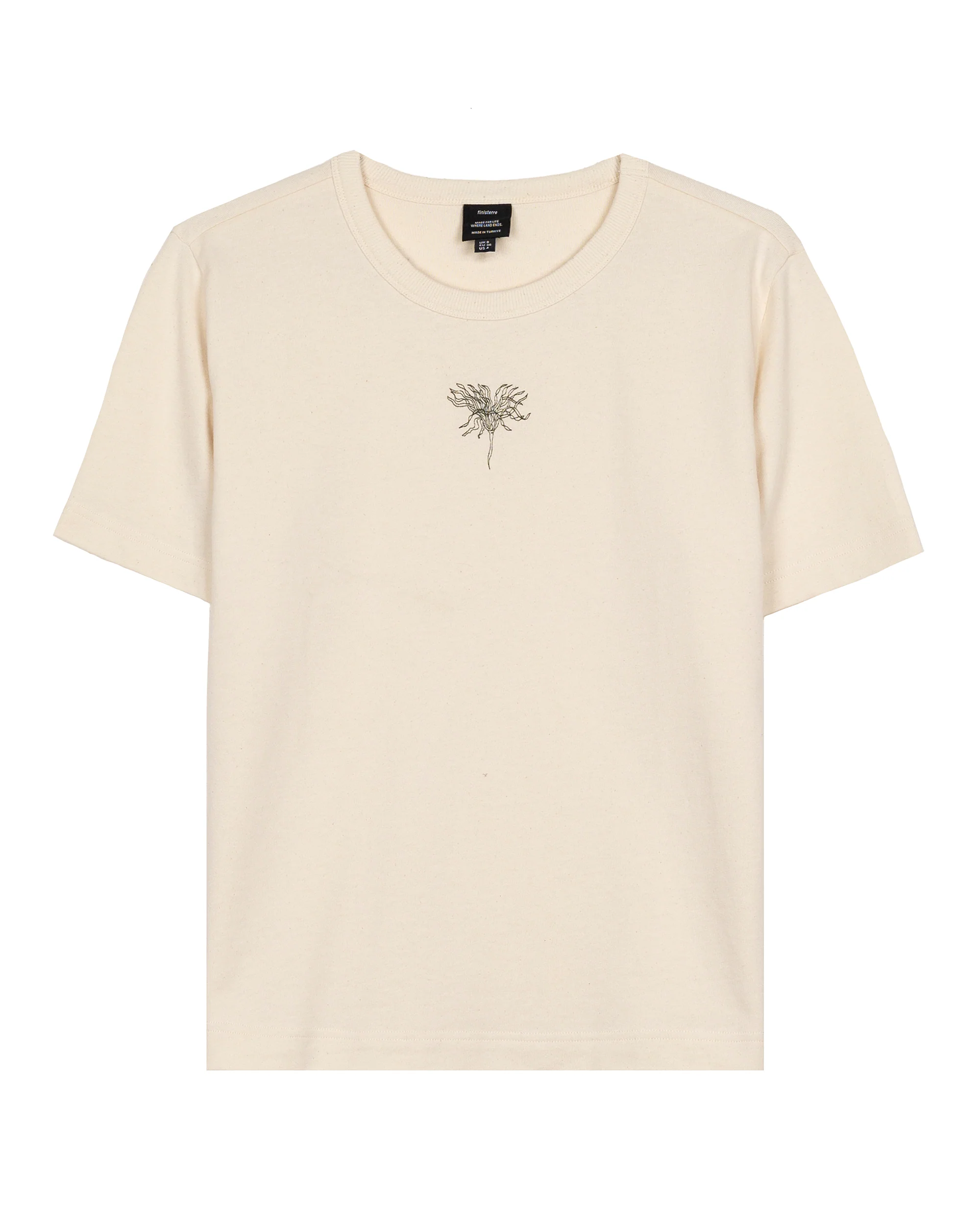 Floral Marine Orca SS Tee Womens - Natural Ecru
