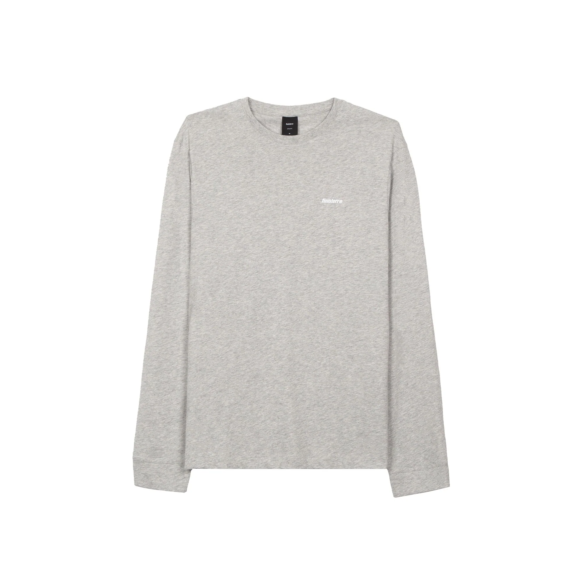 Harlyn Logo LS Tee Mens - Grey Marl