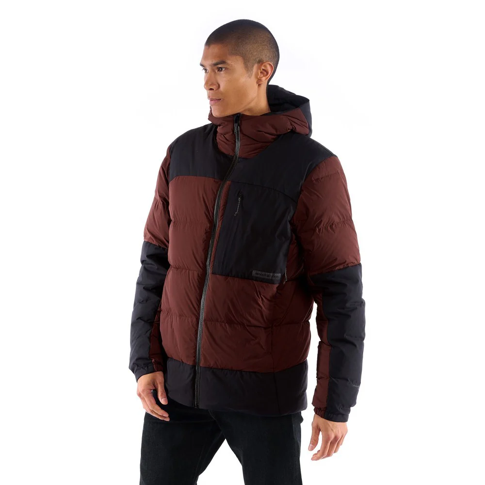 High-AF Down Stretch Parka Mens - Amaranth/Black - Image 5
