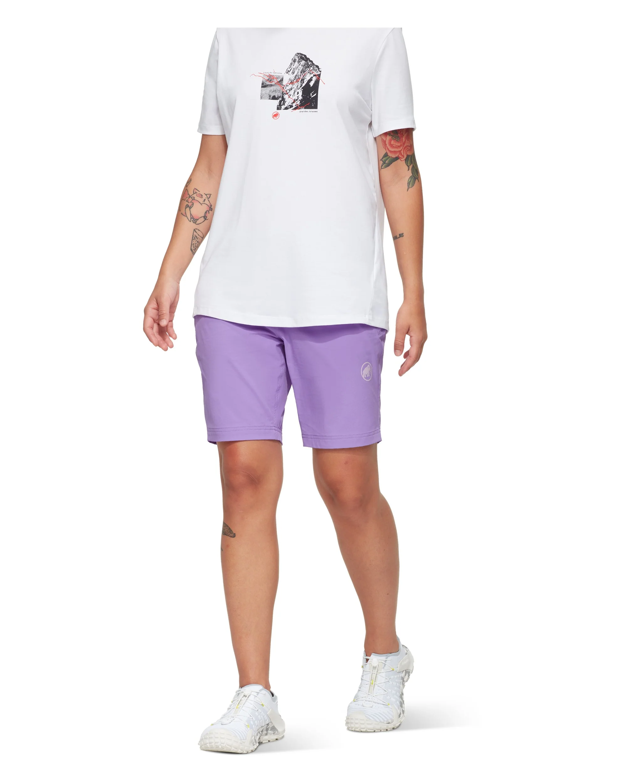Hiking V Shorts Womens - Lavandin - Image 2