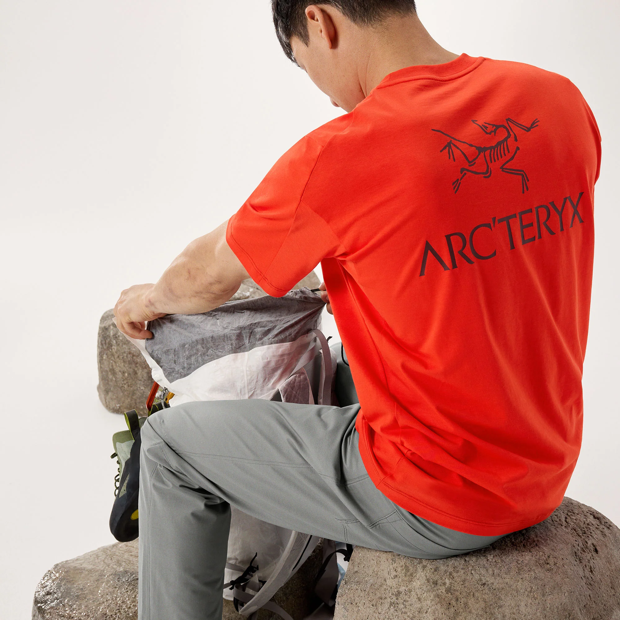 Kragg SL Cotton Bird Word SS Mens - Dynasty/Mars - Image 2