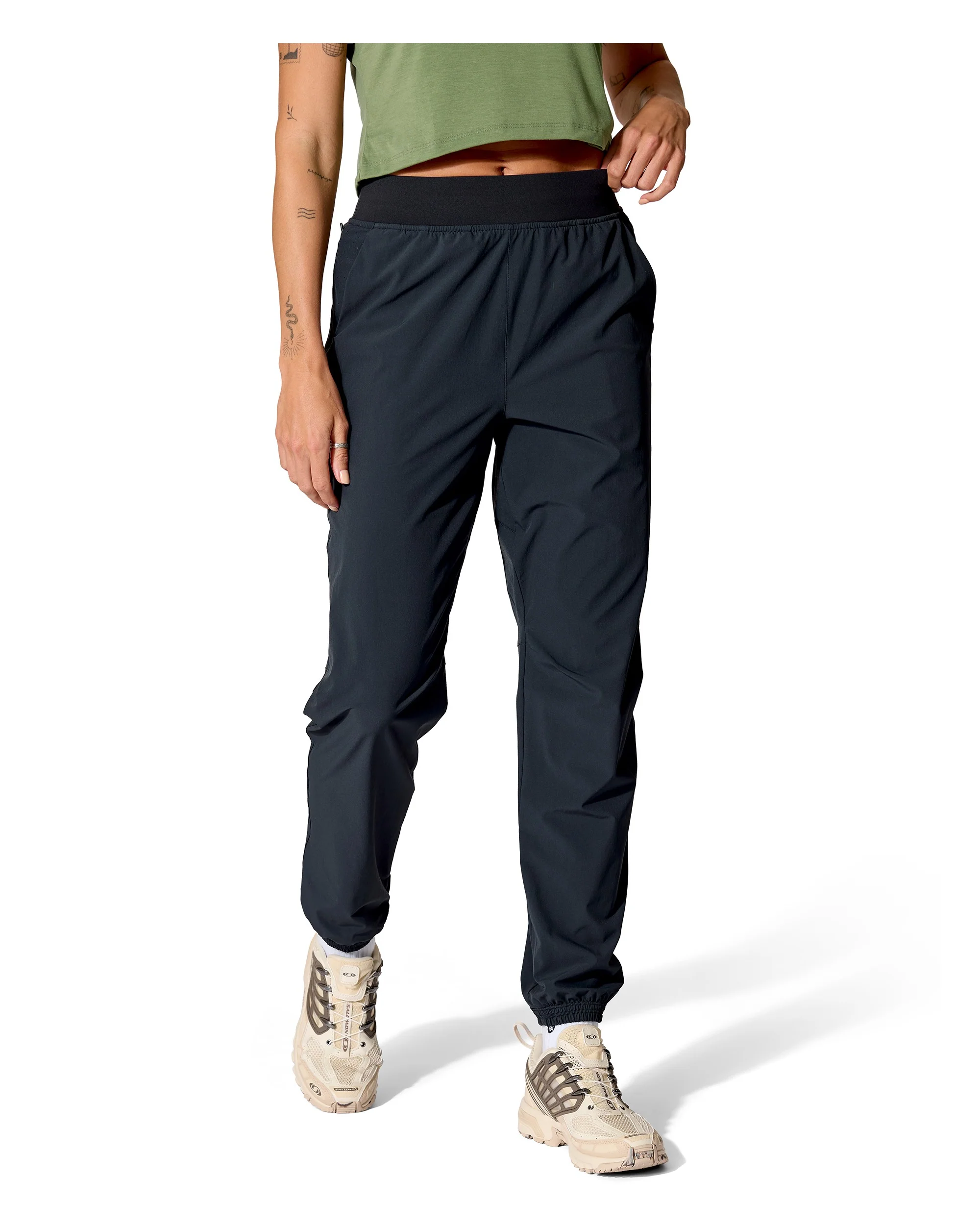 Momentum Pants Womens - Beluga - Image 3