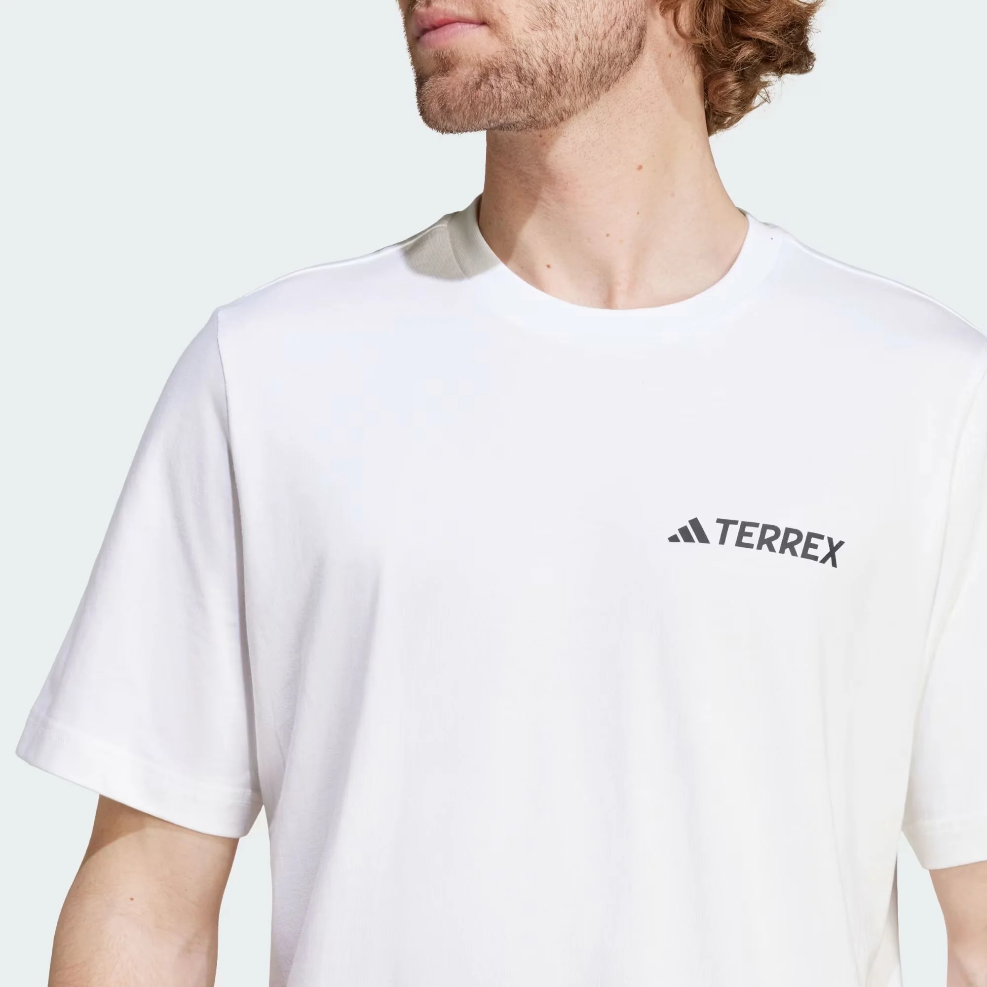 Graphic Mountain Tee Mens - White - Image 5