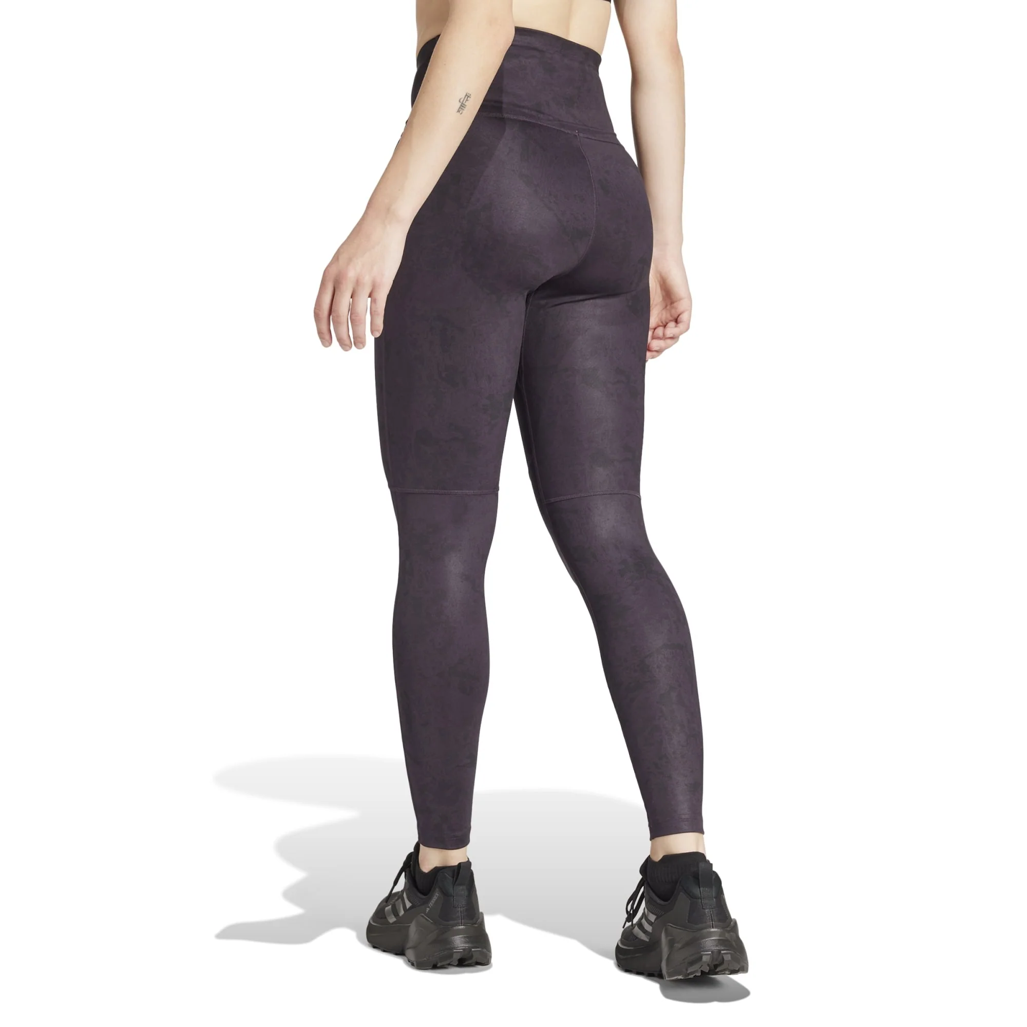 Multi All Over Print Tights Womens - Aurora Black - Image 3