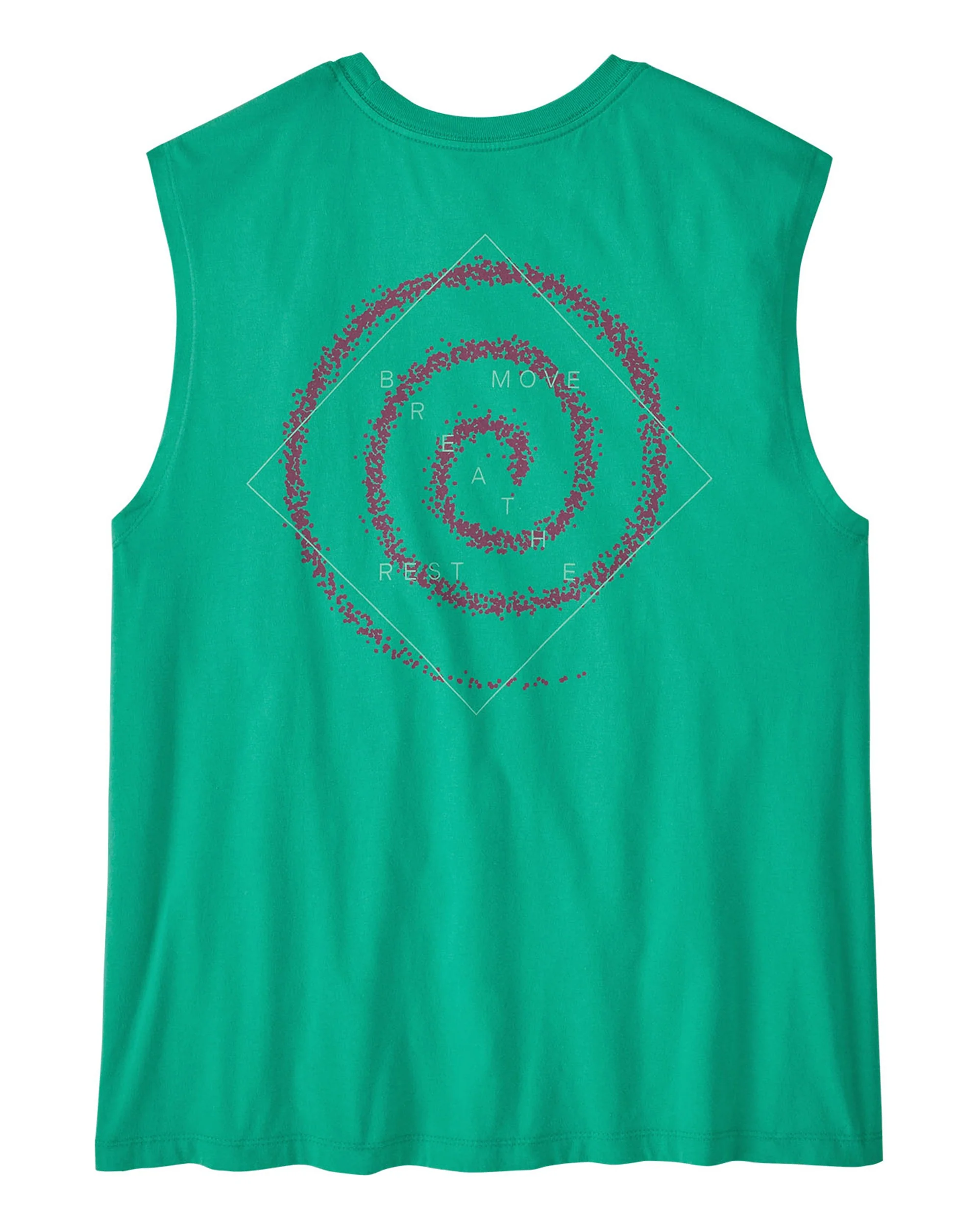 Multi-Pitch Boxy Tank - Aqua Stone