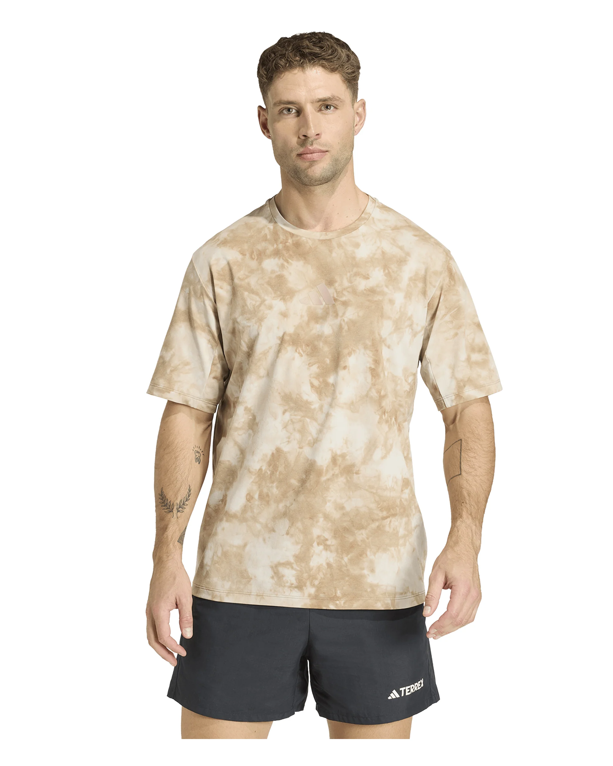 Multi Tee Spray Dye Mens - Wonder Alumina/Cardboard - Image 2