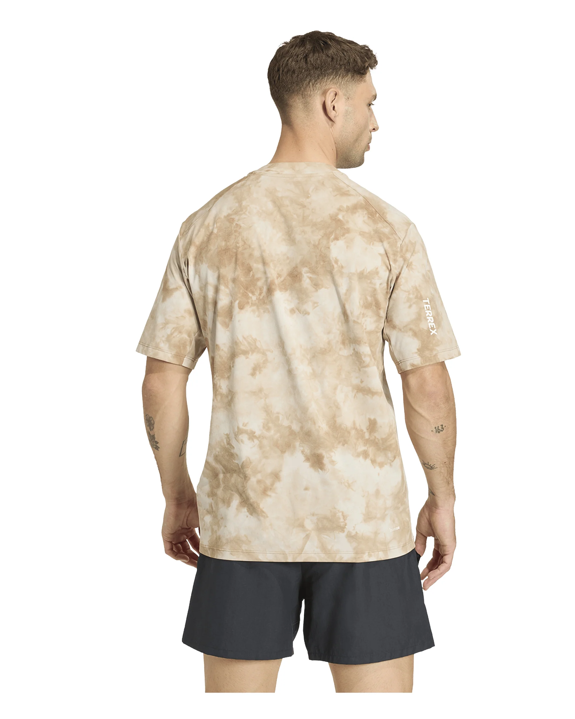 Multi Tee Spray Dye Mens - Wonder Alumina/Cardboard - Image 3