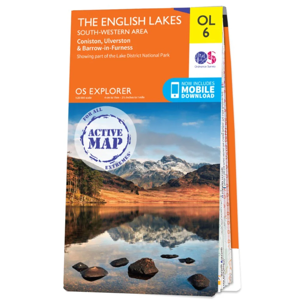 OL6 Active Explorer Map 2021: The English Lakes South-Western Area