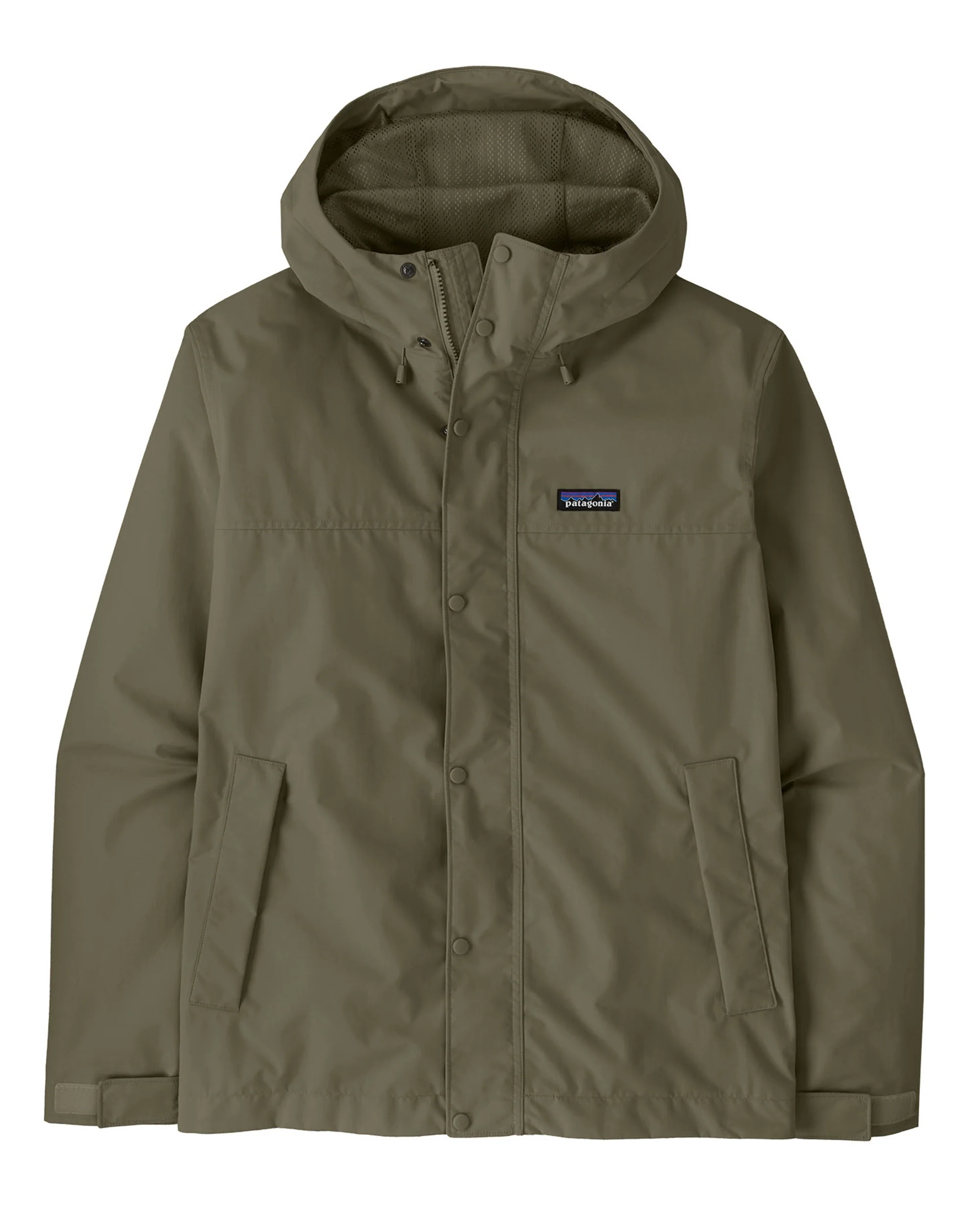 Outdoor Everyday Rain Jacket Mens - Basin Green