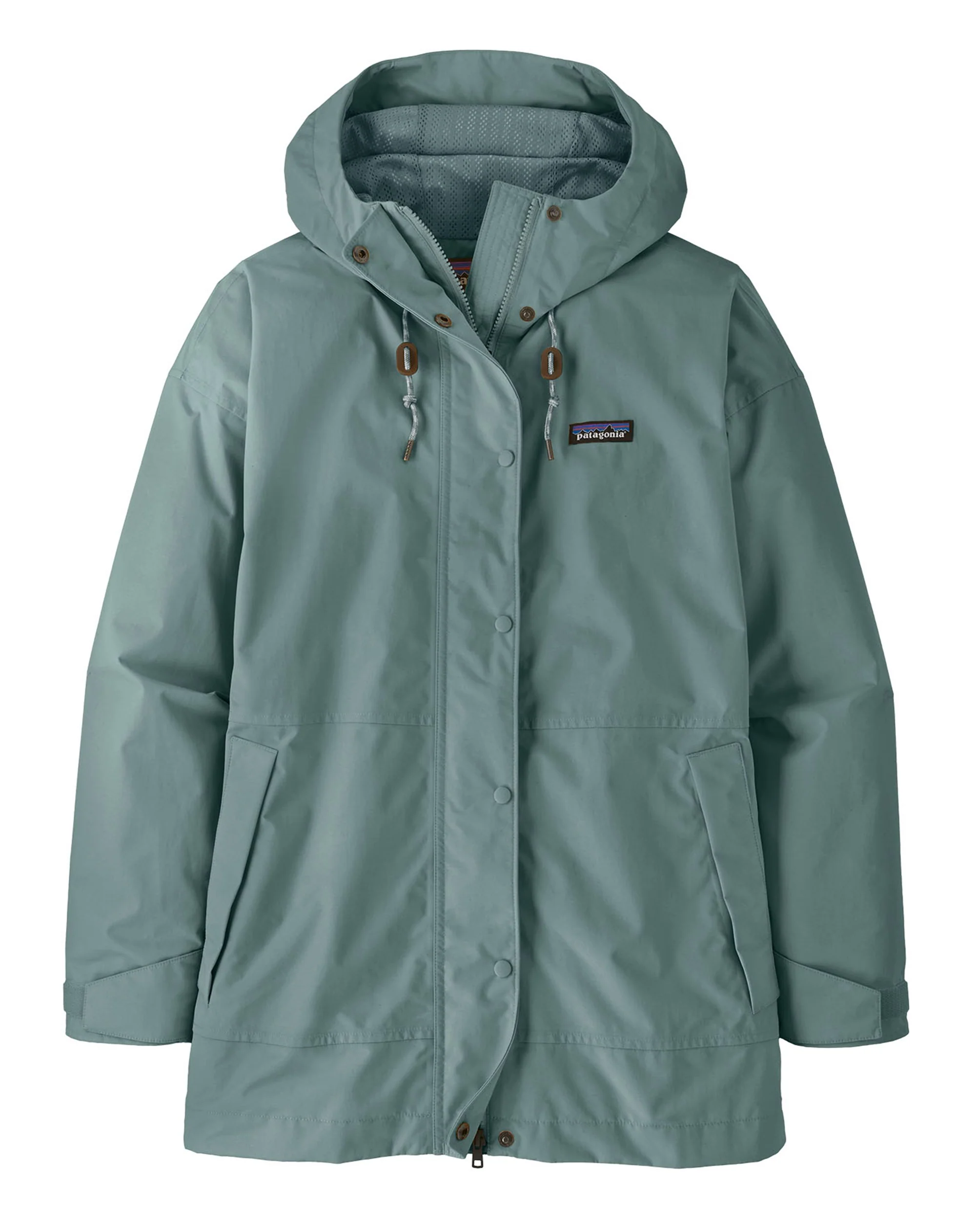 Outdoor Everyday Rain Jacket Womens - Blue Sage