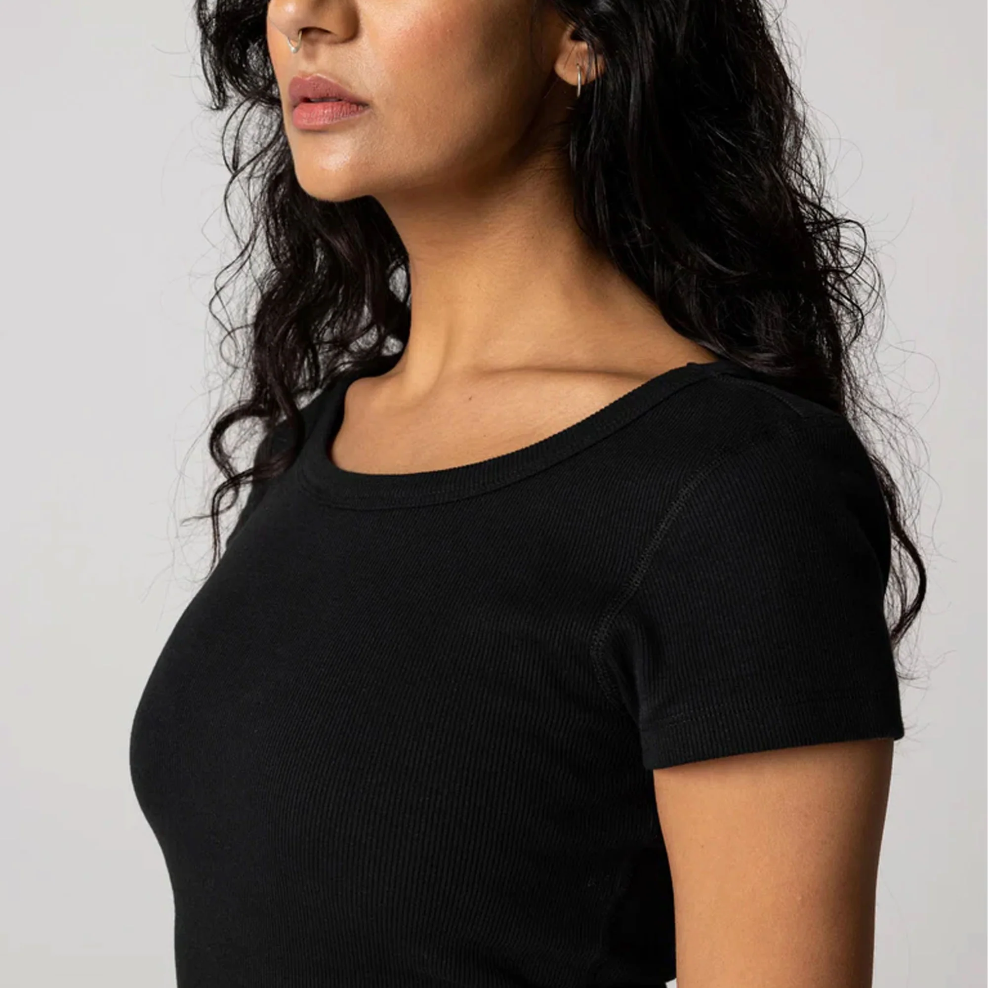 Powes Tee Womens - Black - Image 4