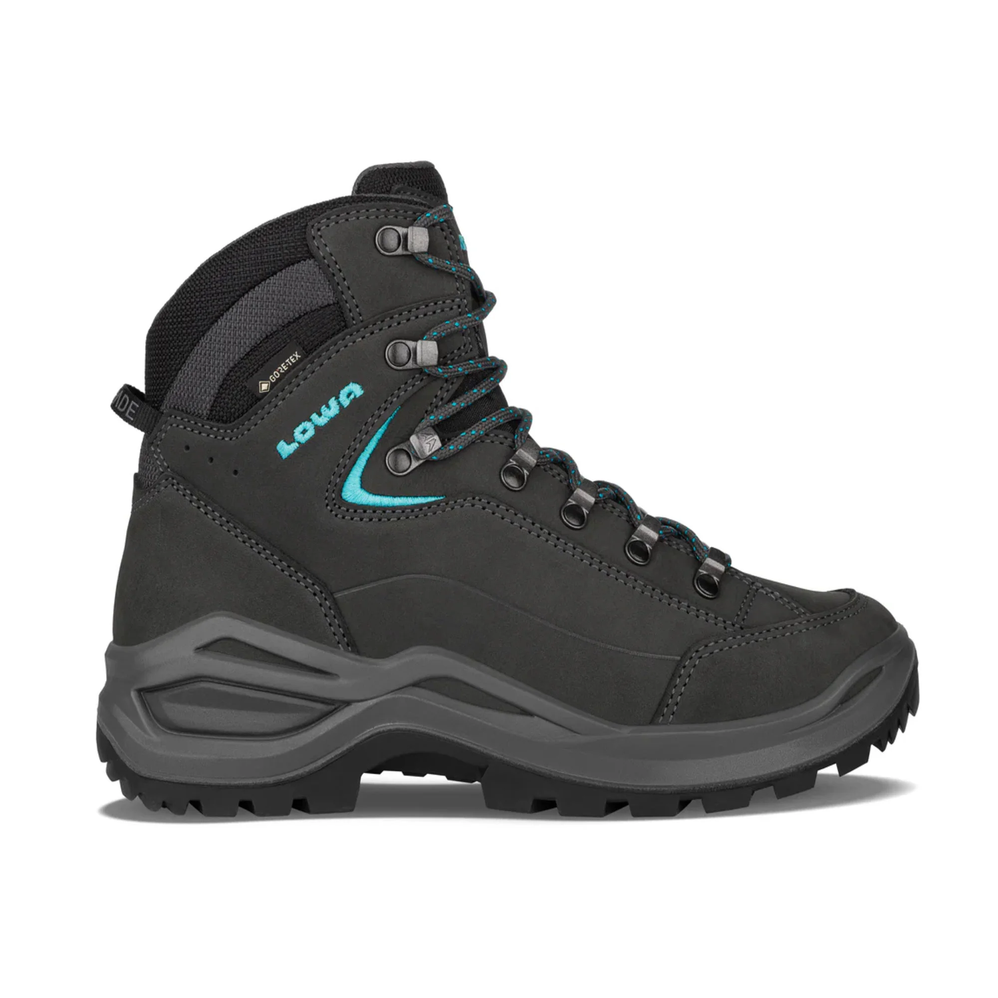 Renegade Evo GTX Mid Wide Womens - Asphalt/Turquoise
