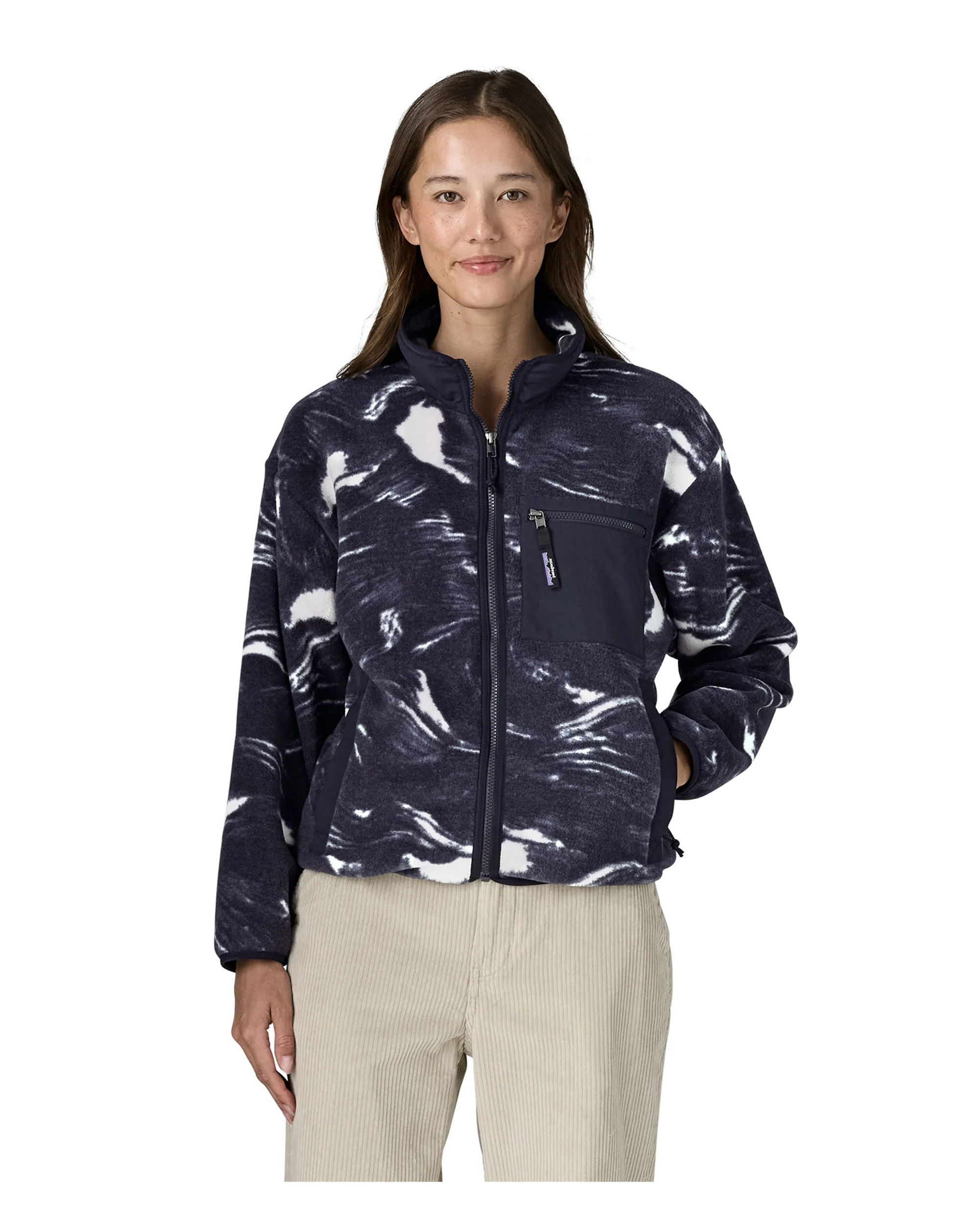 Synchilla Jacket Womens - Polar Breeze: Sunken Blue - Image 2