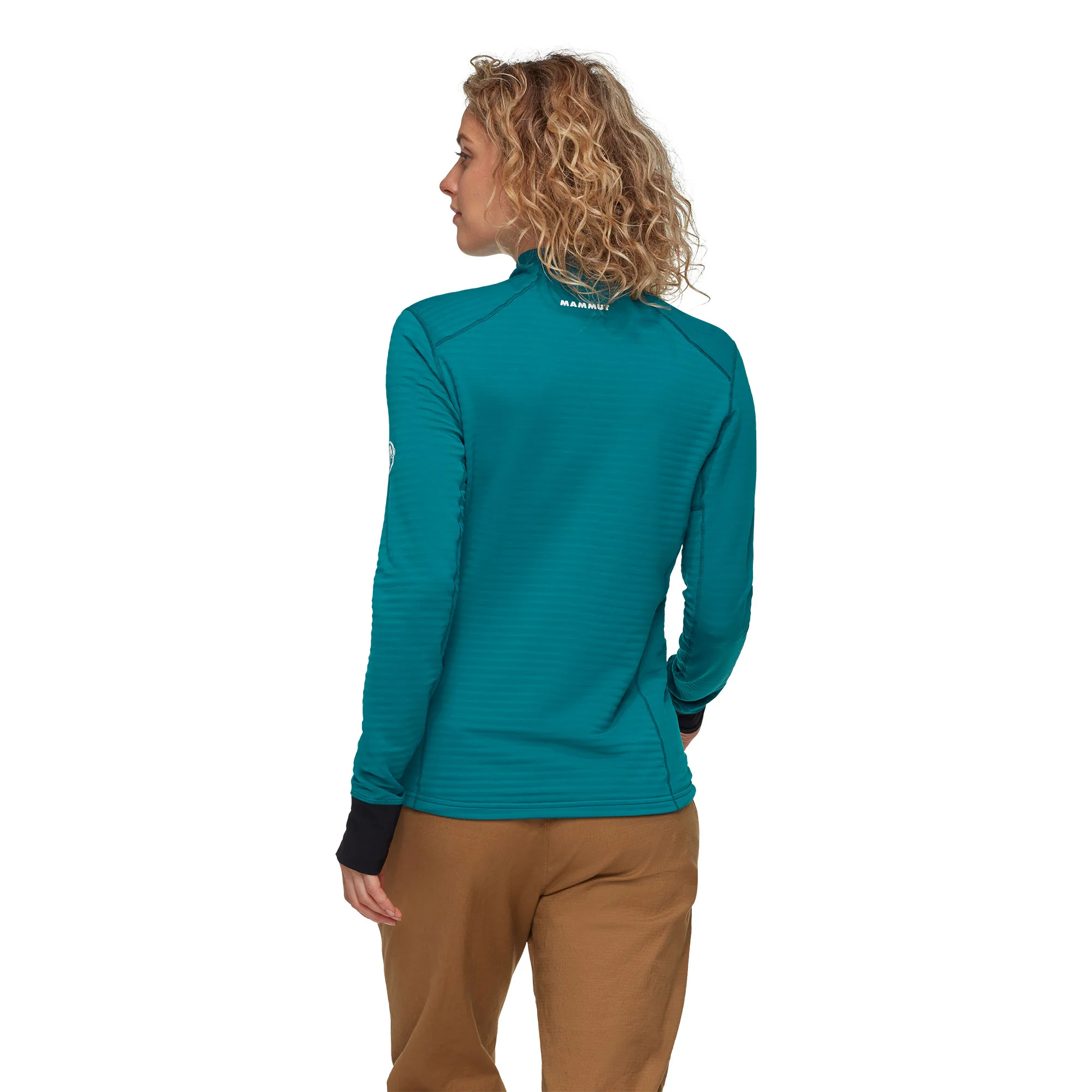 Taiss Light ML Jacket Womens - Deep Teal-Black - Image 3