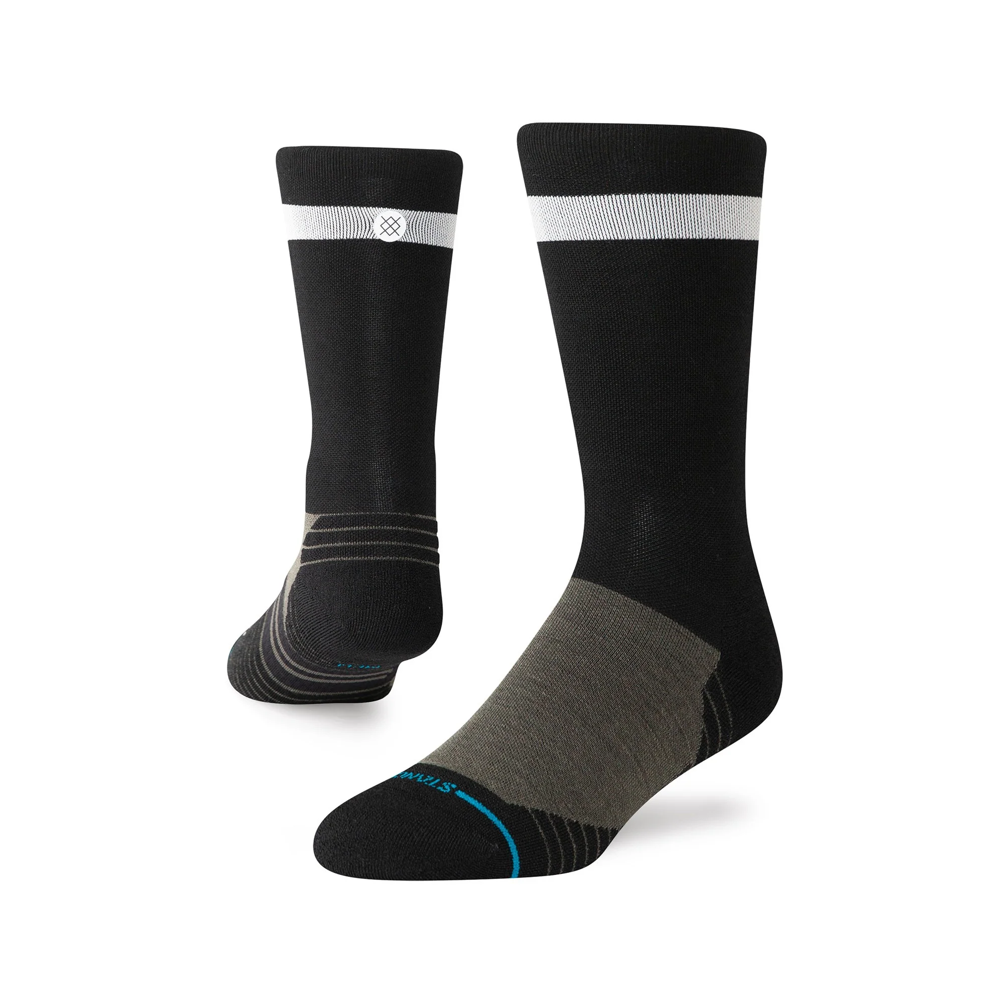 Take Yur Time Light Wool Crew - Washed Black