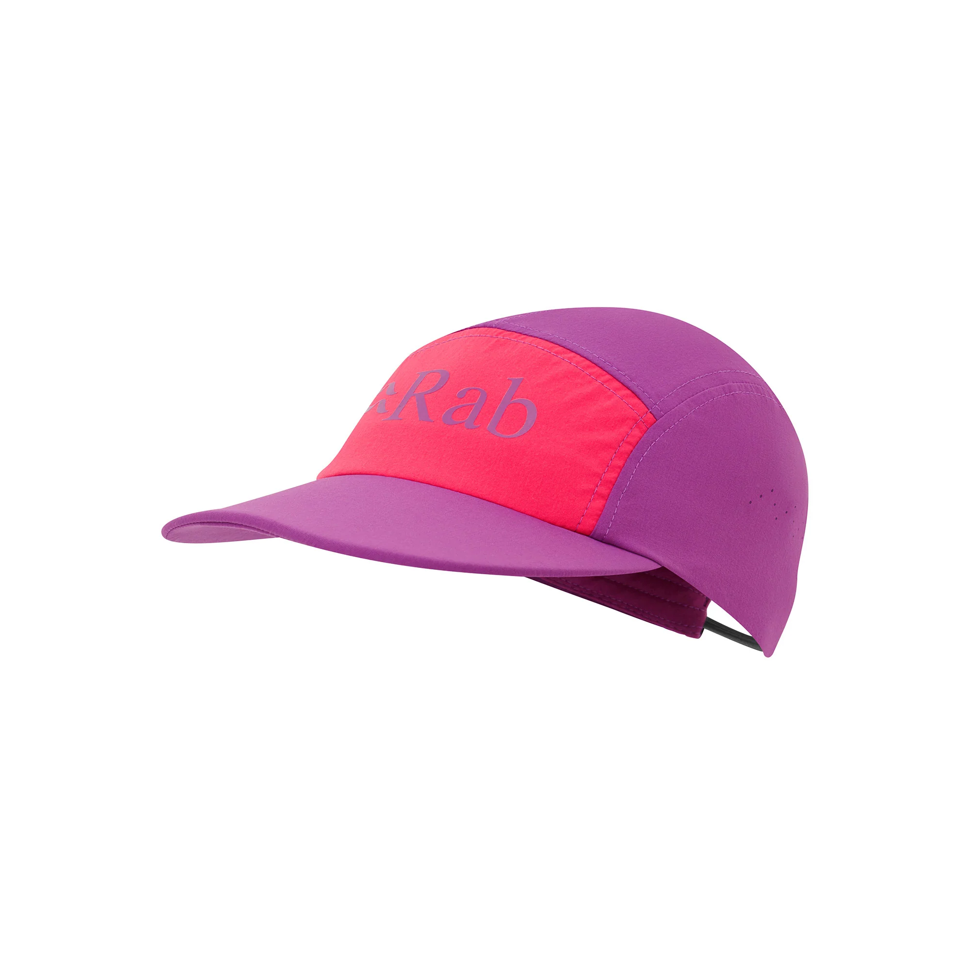 Talus 5 Panel Cap - Plum/Watermelon