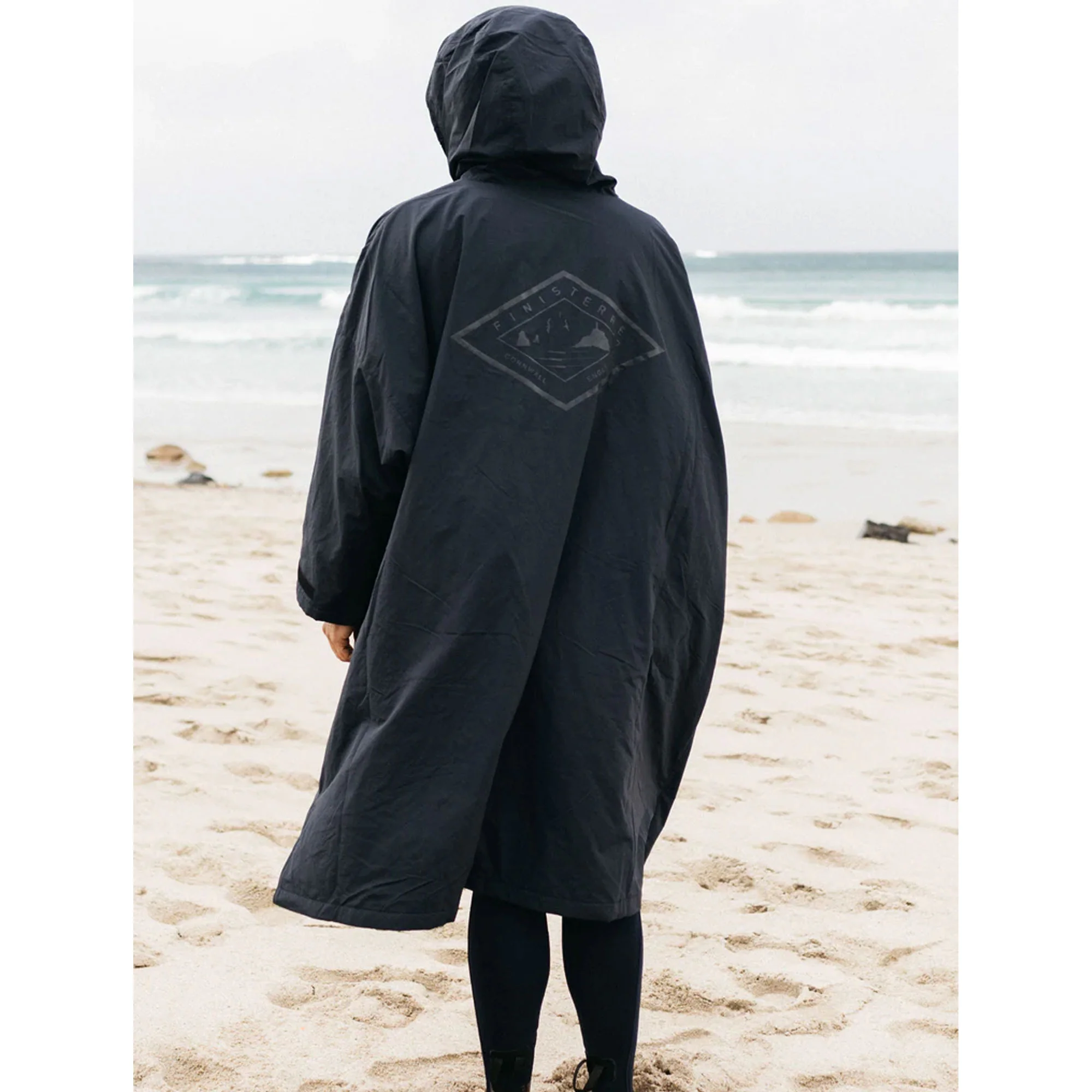 Tego Long Sleeve Robe - Navy/Flame - Image 3