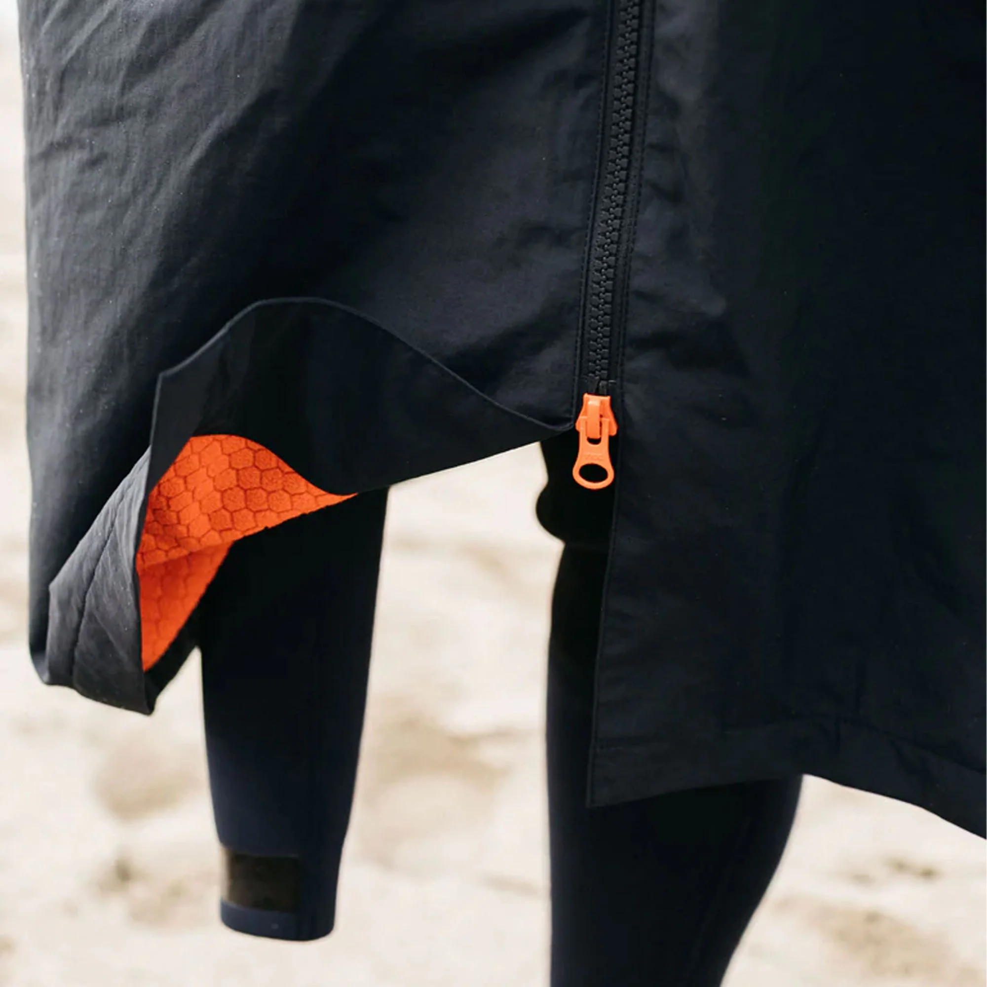 Tego Long Sleeve Robe - Navy/Flame - Image 7