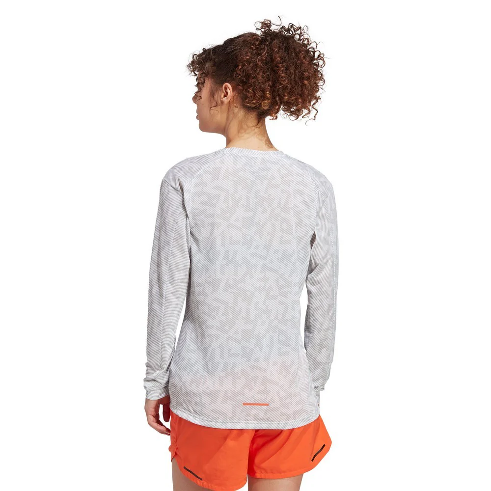 Trail GFX Top Womens - White/Grey Two - Image 3