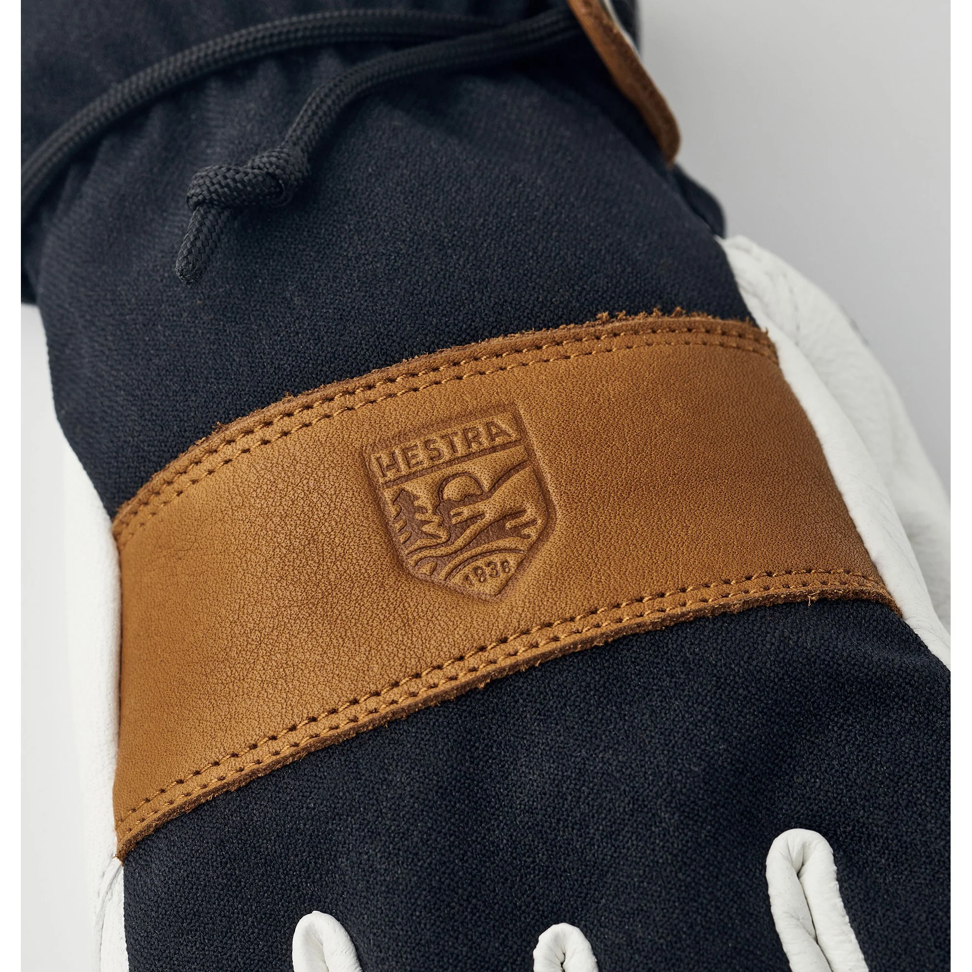 Voss Czone - 5 Finger Glove - Black/Cork - Image 4