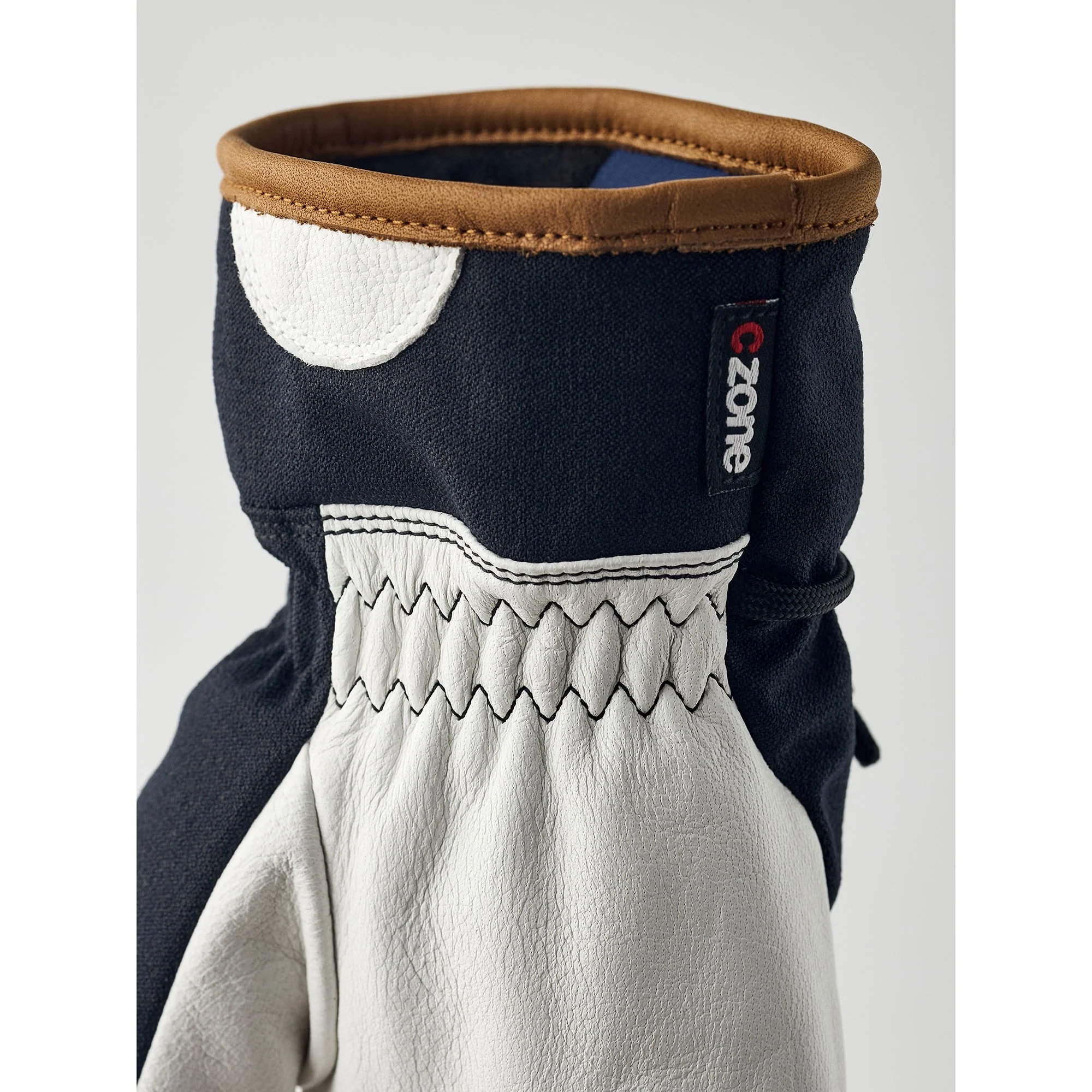 Voss Czone - 5 Finger Glove - Black/Cork - Image 6