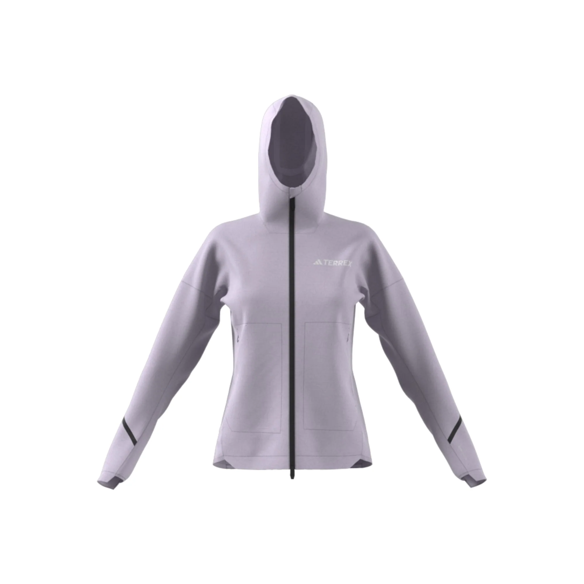 Xperior Light Rain Jacket Womens - Silver Dawn