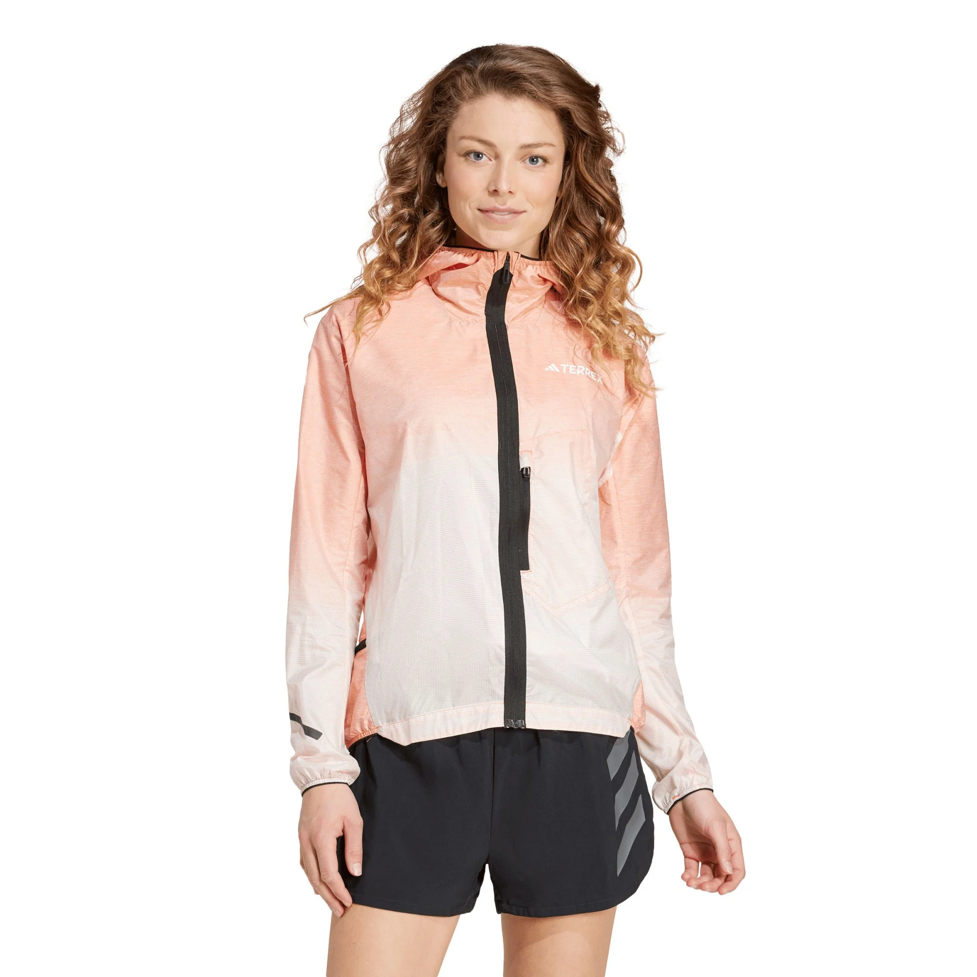 Xperior Light Windweave Jacket Womens - Semi Impact Orange - Image 2