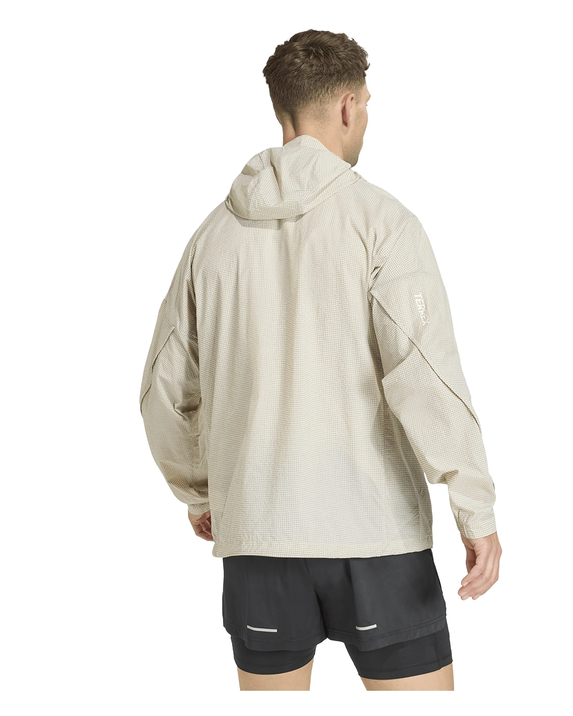 Xploric Wind Anorak Mens - Wonder Alumina/Brown Oxide - Image 3
